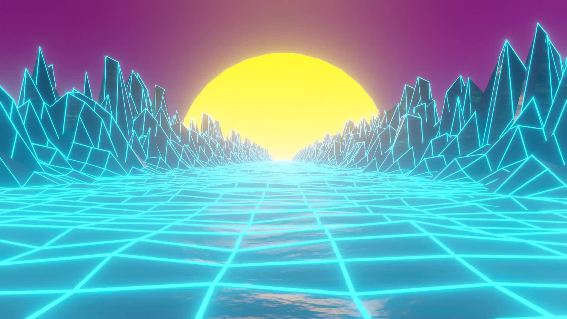 Artstation - Retrowave Visualization