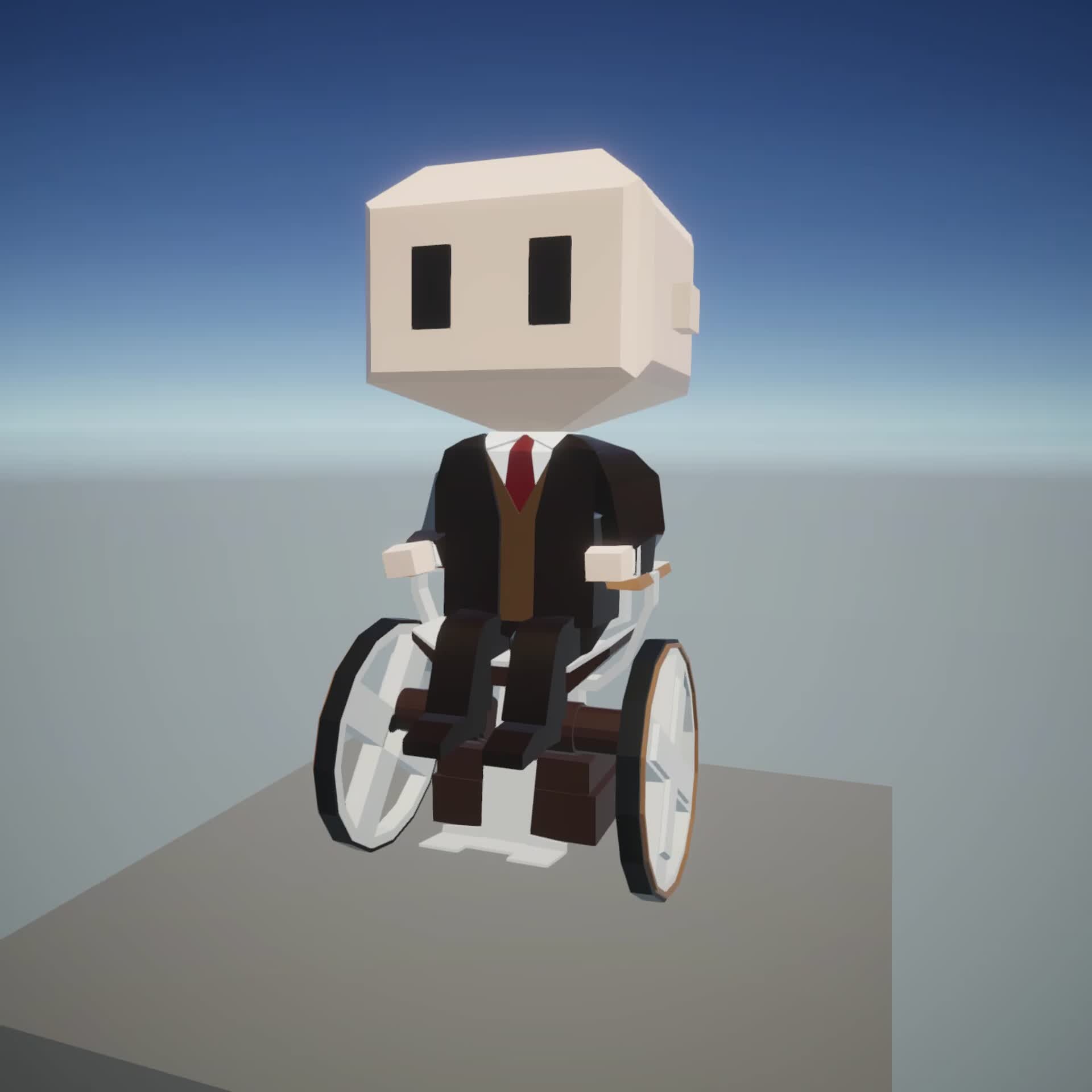 Artstation - Professor X Riding A Wheelchair