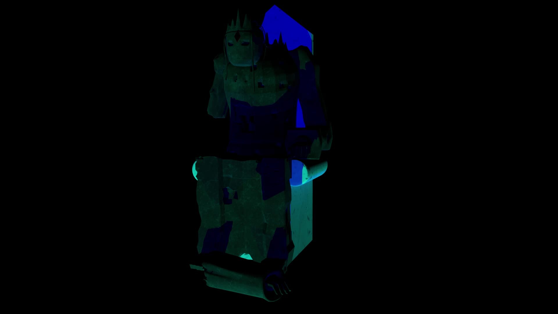 ArtStation Stone statue turntable