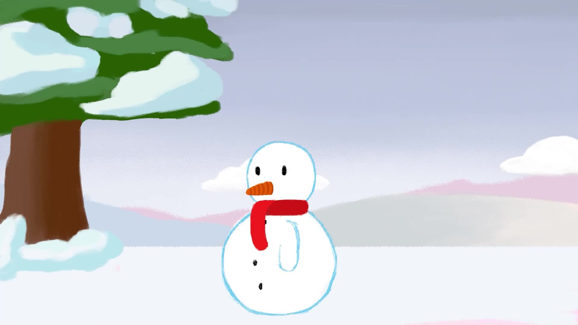 ArtStation - Little Snowmen animation