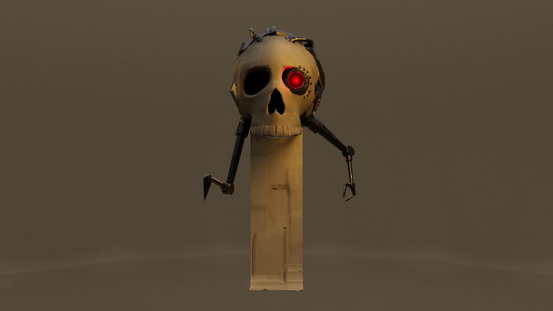 ArtStation Servo Skull 3D Render