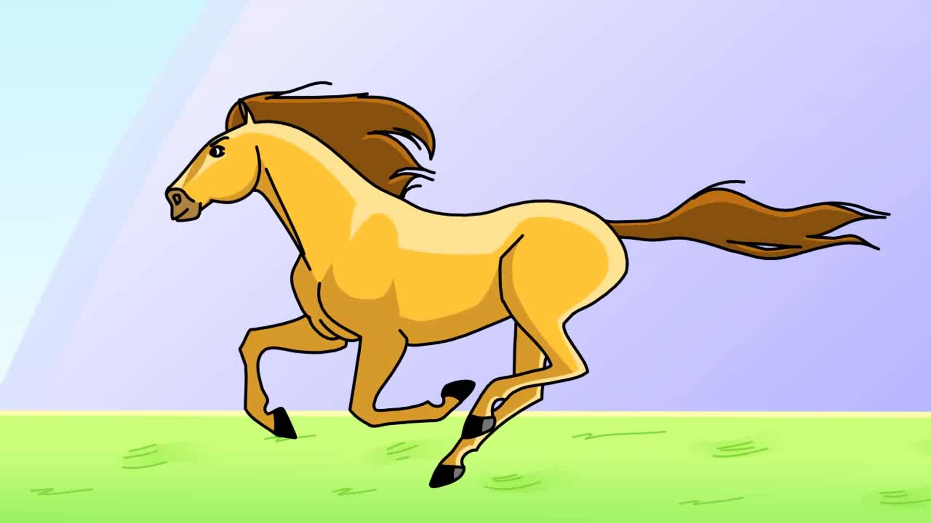 ArtStation - Horse running Animation