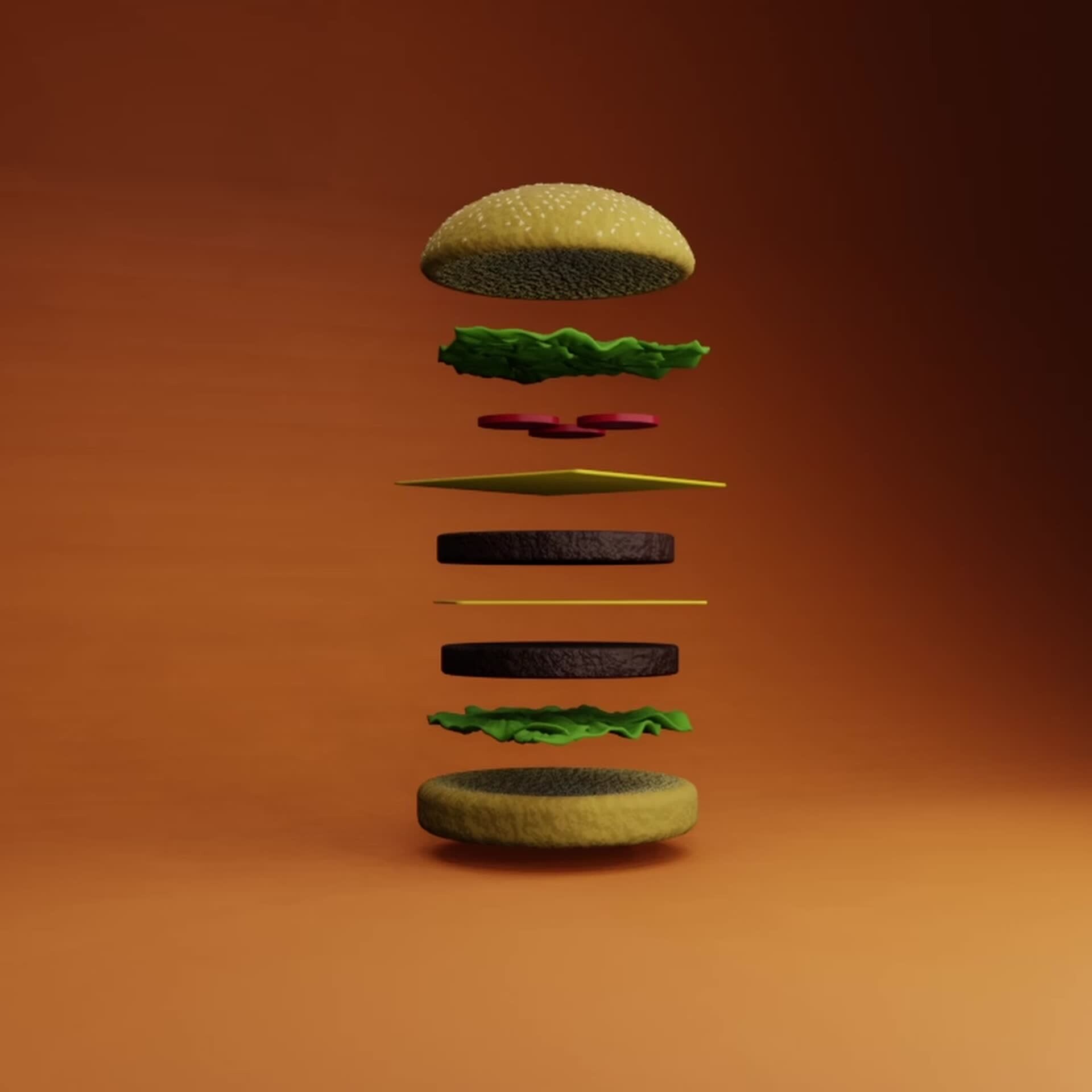 ArtStation - Burger Animation