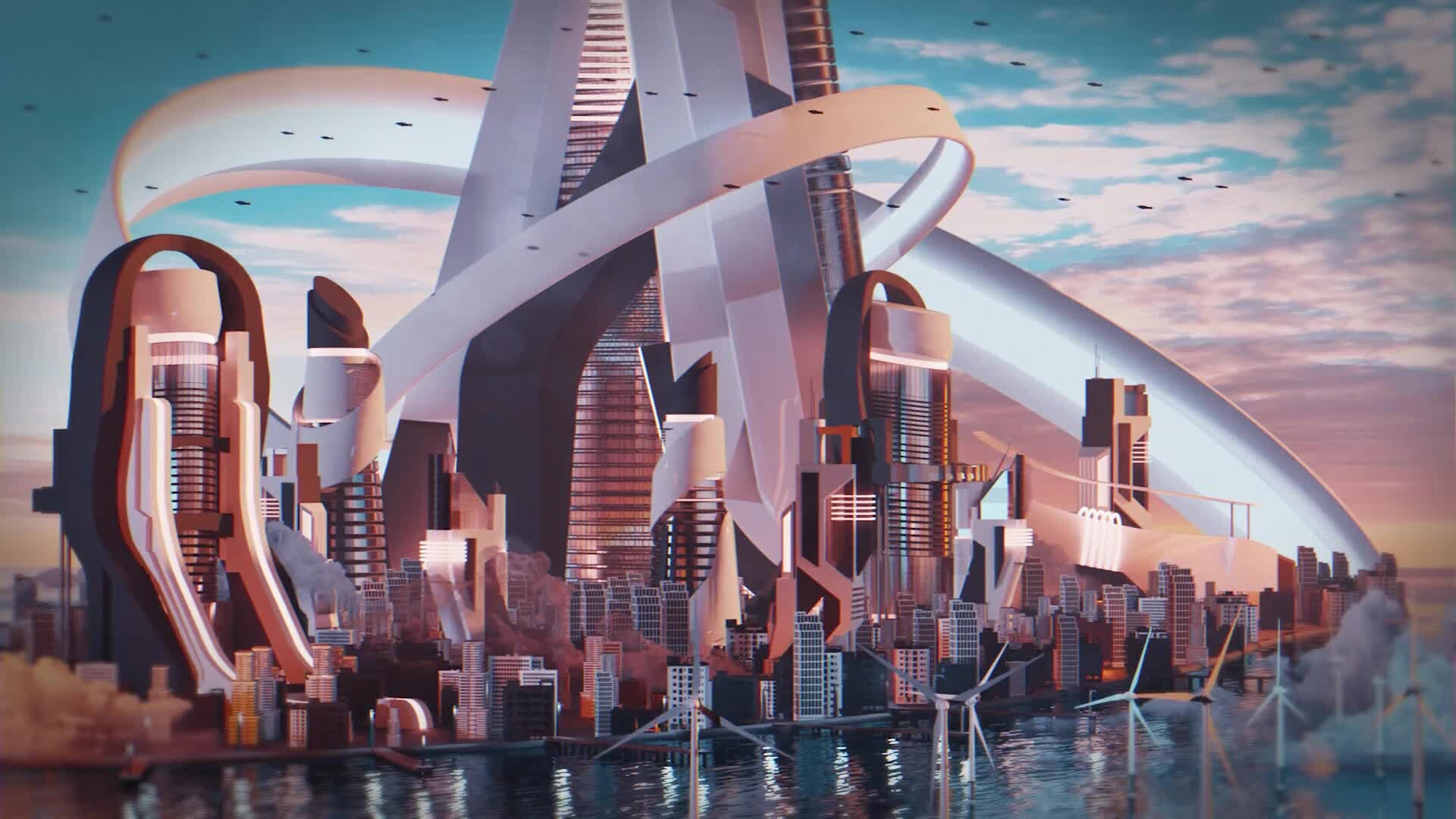 ArtStation - Futuristic City