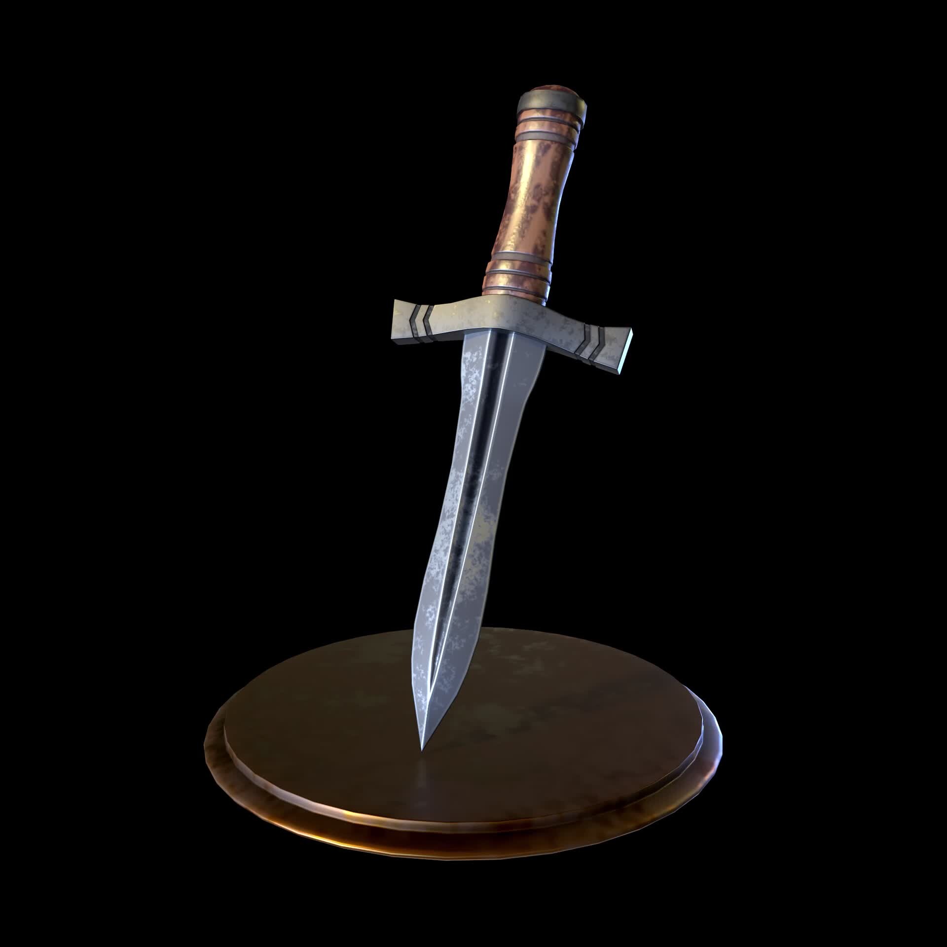 ArtStation Dagger Dark souls weapon