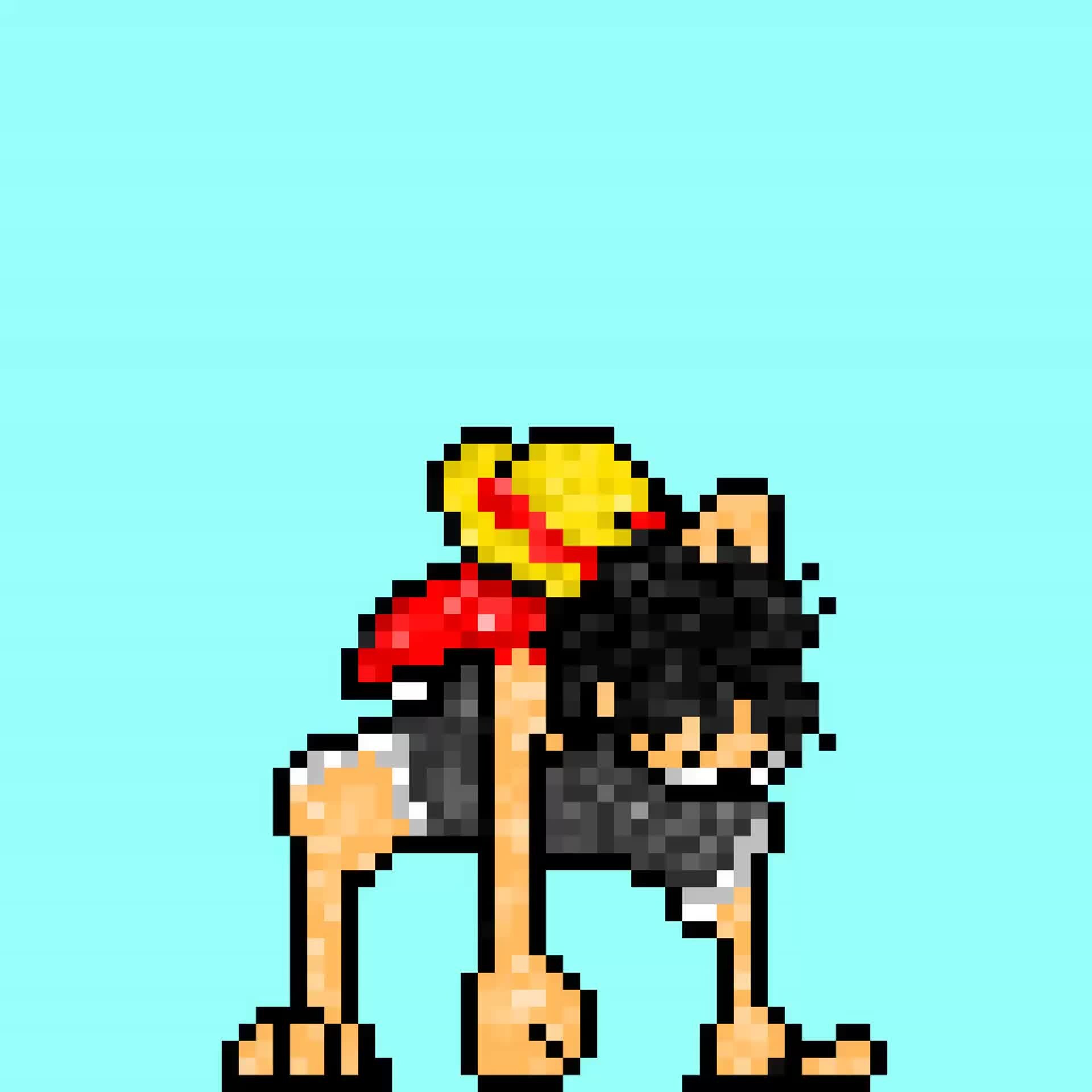 Pixilart - Monkey.D.luffy gear 2 by Salif