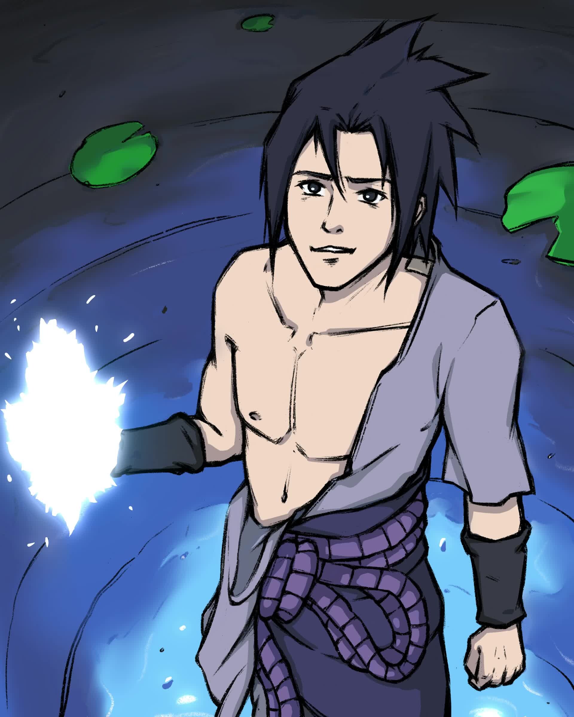 ArtStation - Sasuke Chidori animation