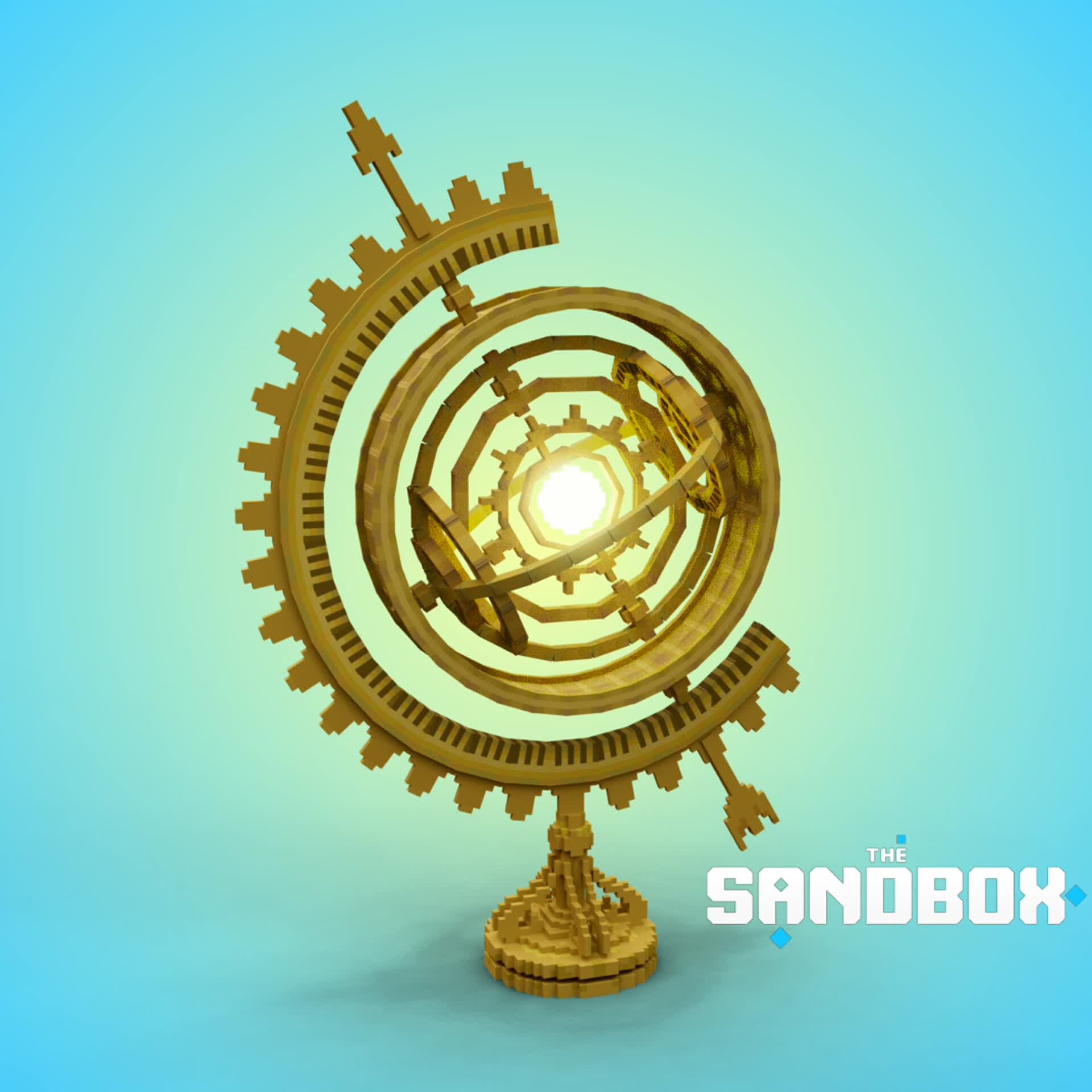 Artstation Voxel Armillary Sphere