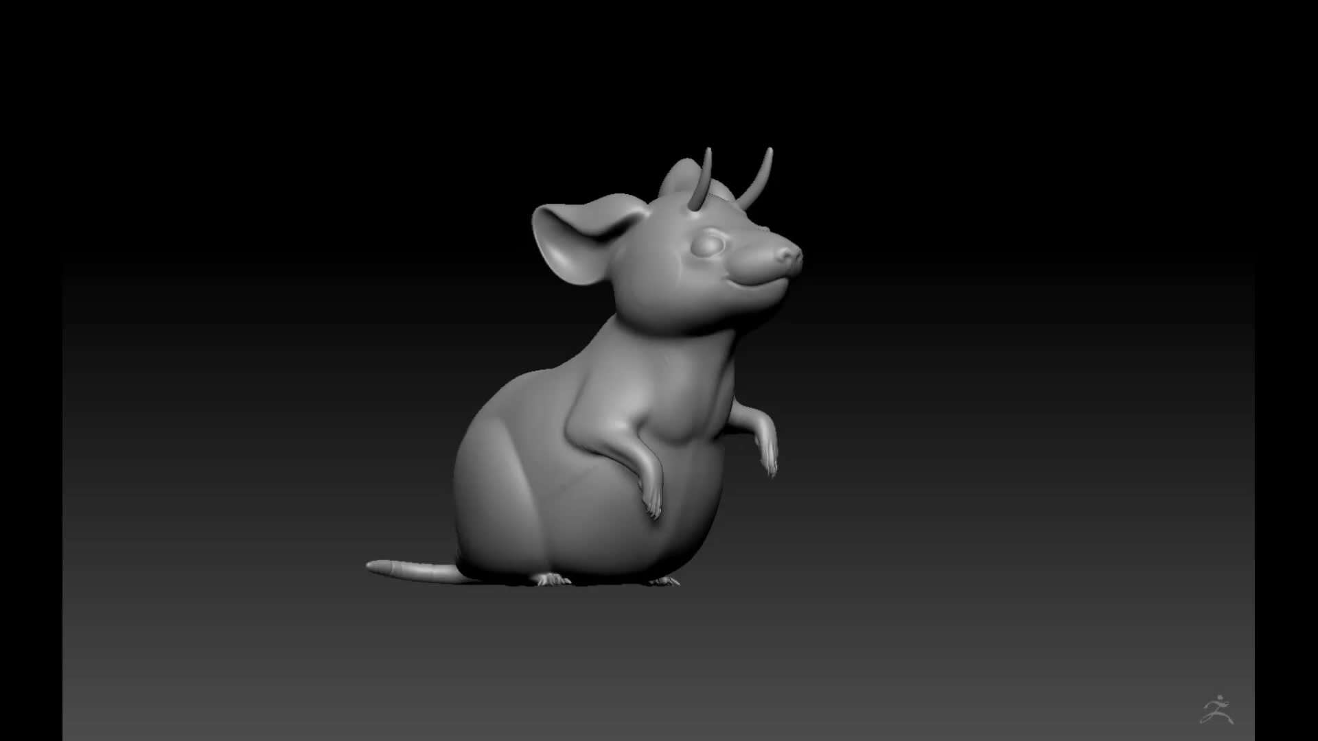 artstation-deer-mouse-sculpt