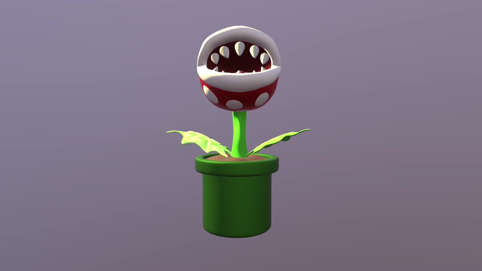 Artstation Mario Piranha Plant 