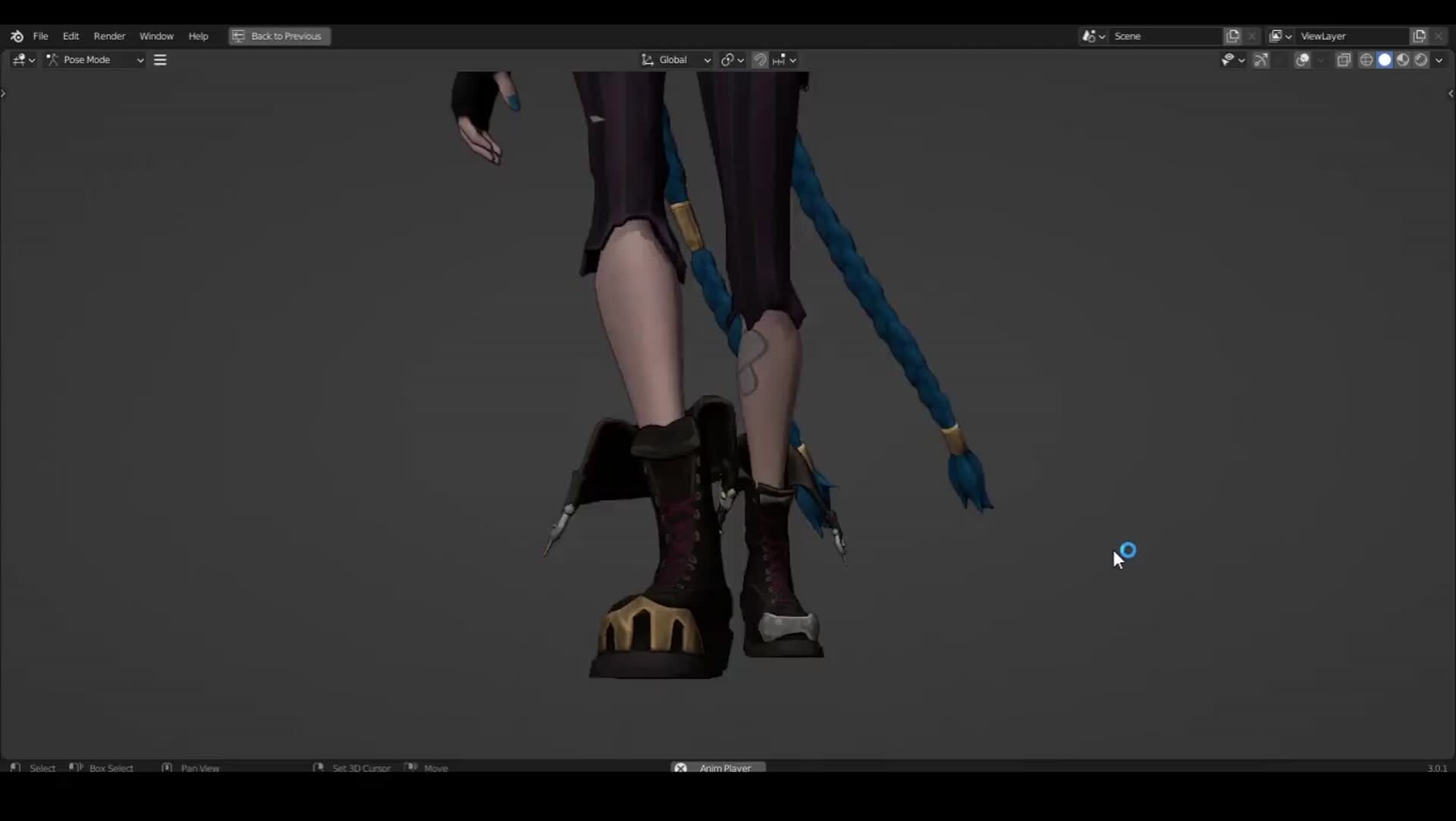ArtStation - Jinx Rig Animation Test 1