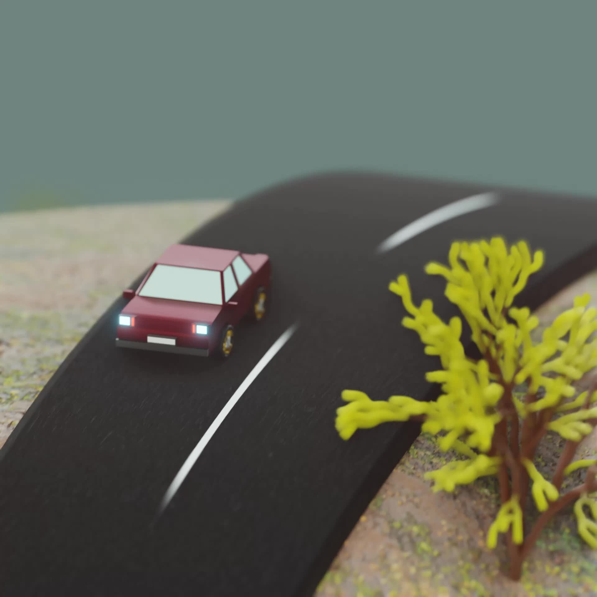 ArtStation Car Loop 3D Animation