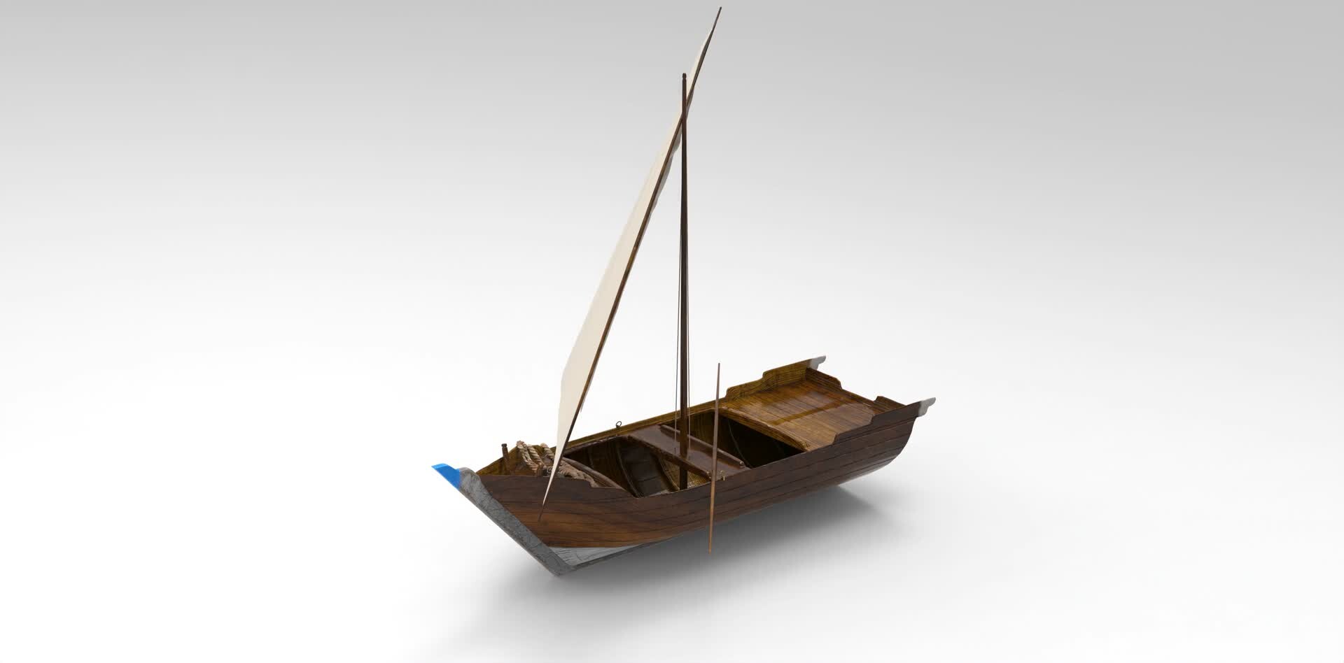 ArtStation - Traditional Bahraini wooden boat