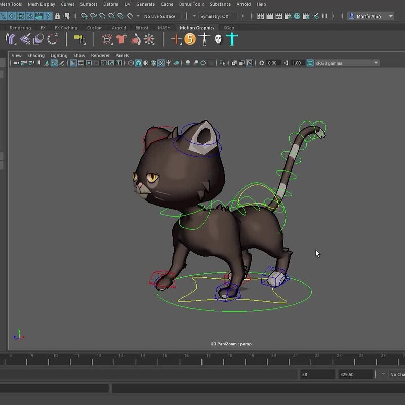 SuperSplatDogs - Stylized Cat - Rig & Animation