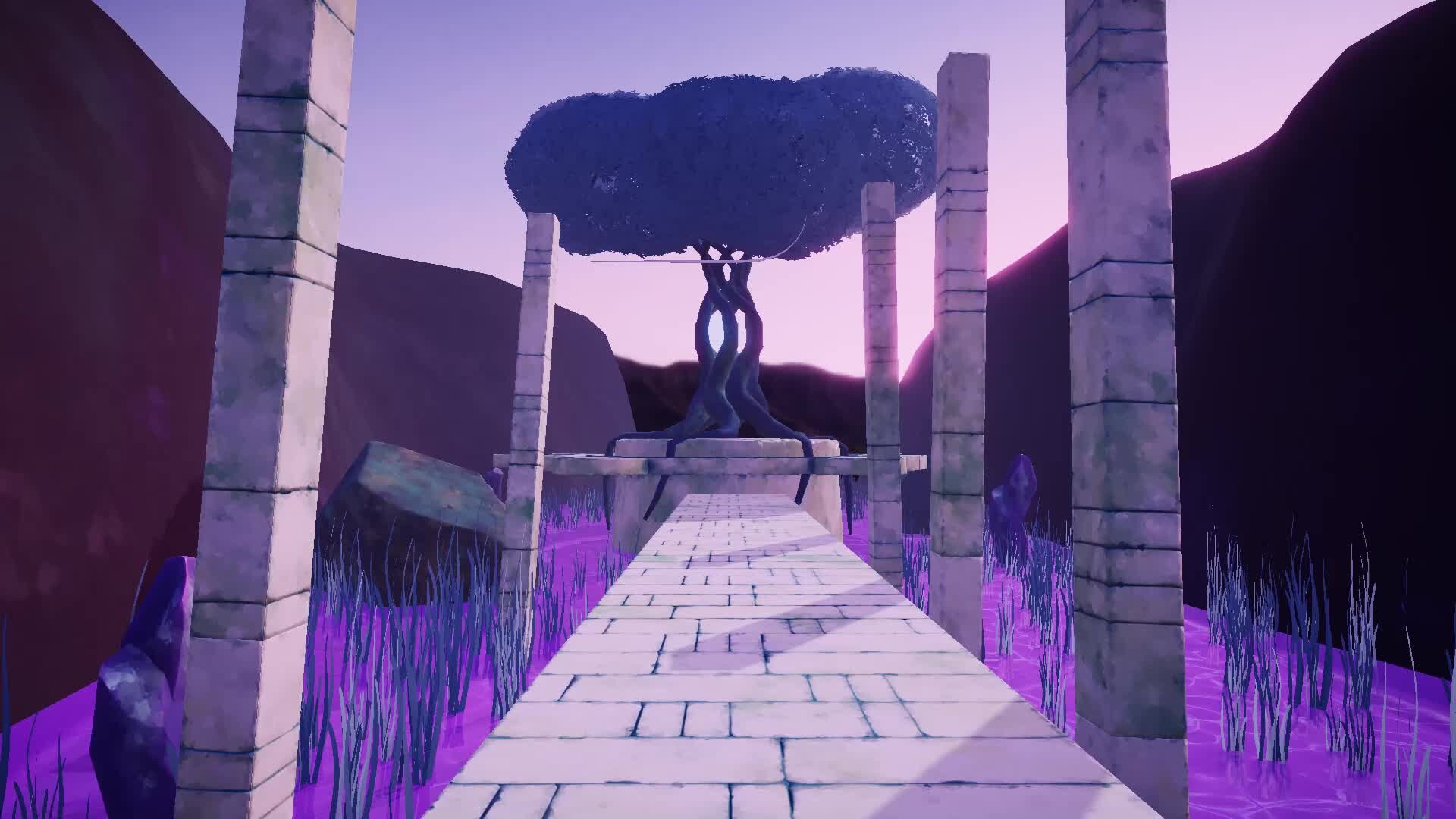 ArtStation Dreamy Stylized Environment Blender & Unity