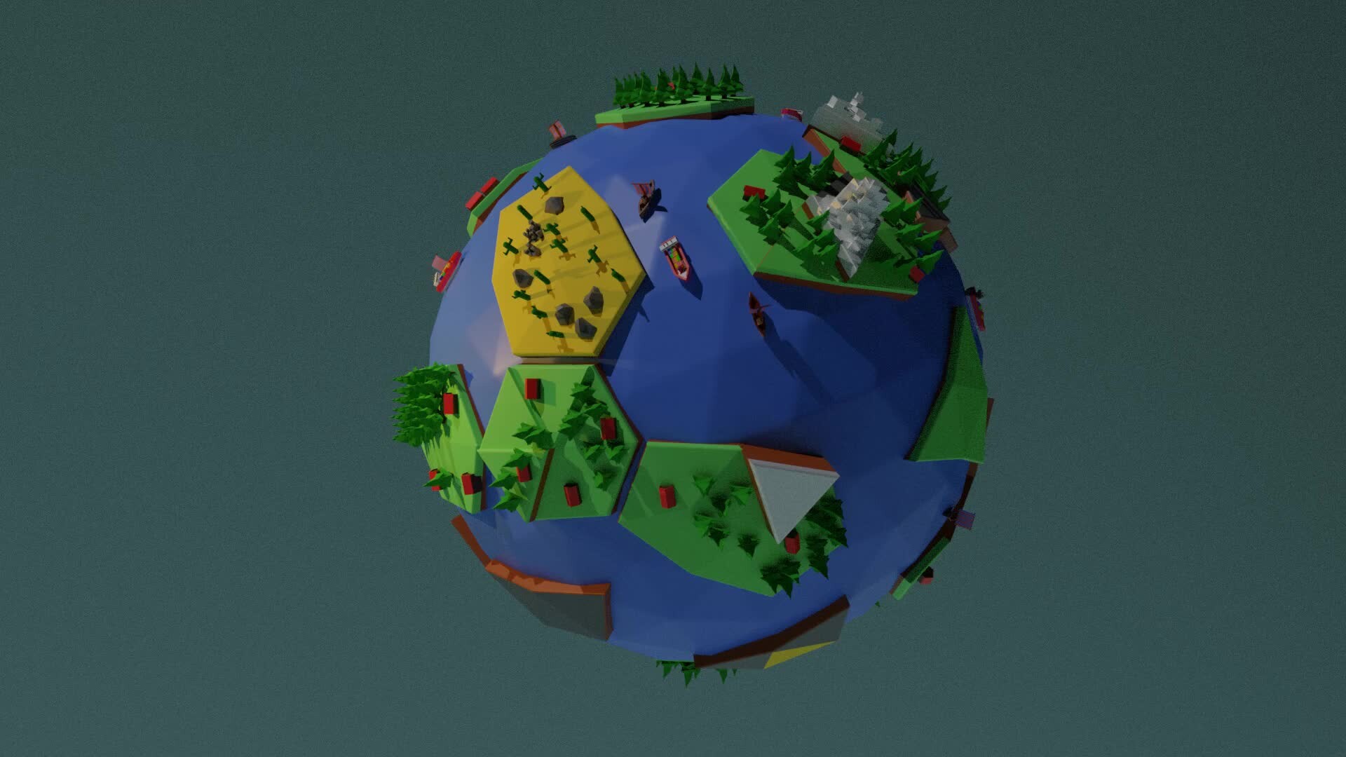 ArtStation Small World Animation