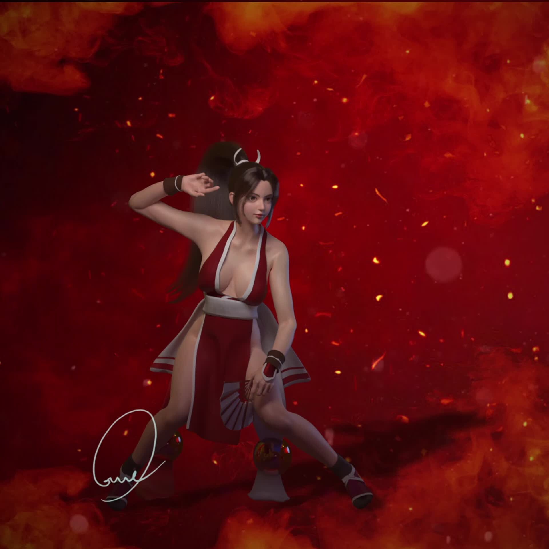 ArtStation - Shiranui Mai | 不知火舞 | しらぬいまい