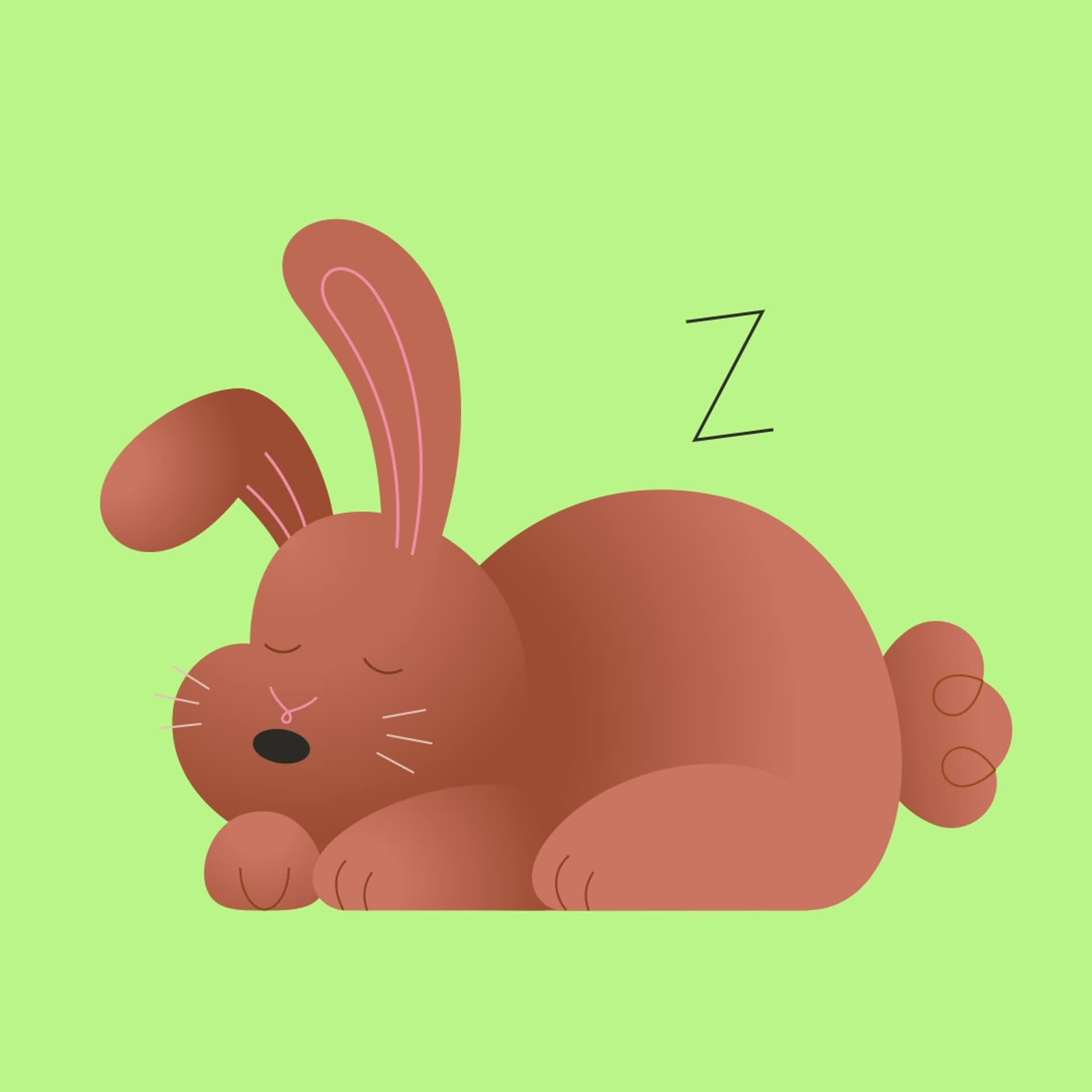 Artstation Sleeping Bunny