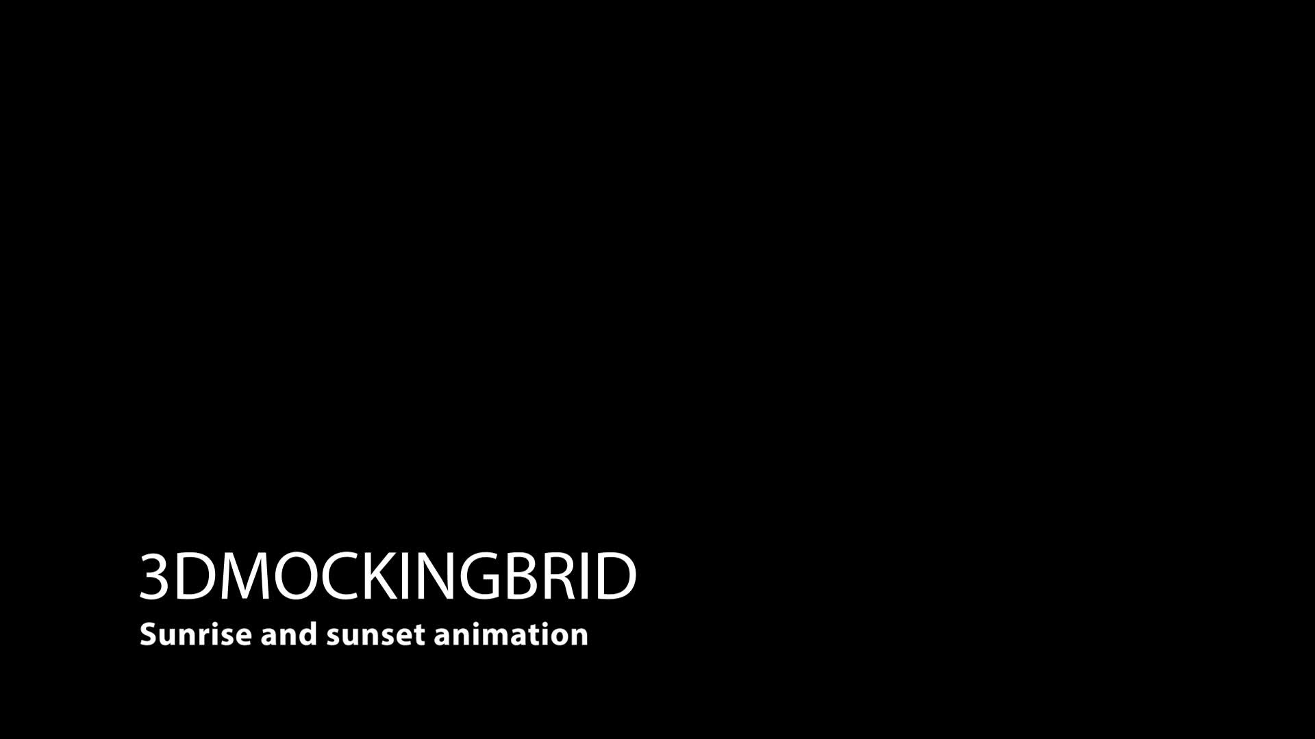 ArtStation - Sunrise and sunset animation by 3dmockingbird