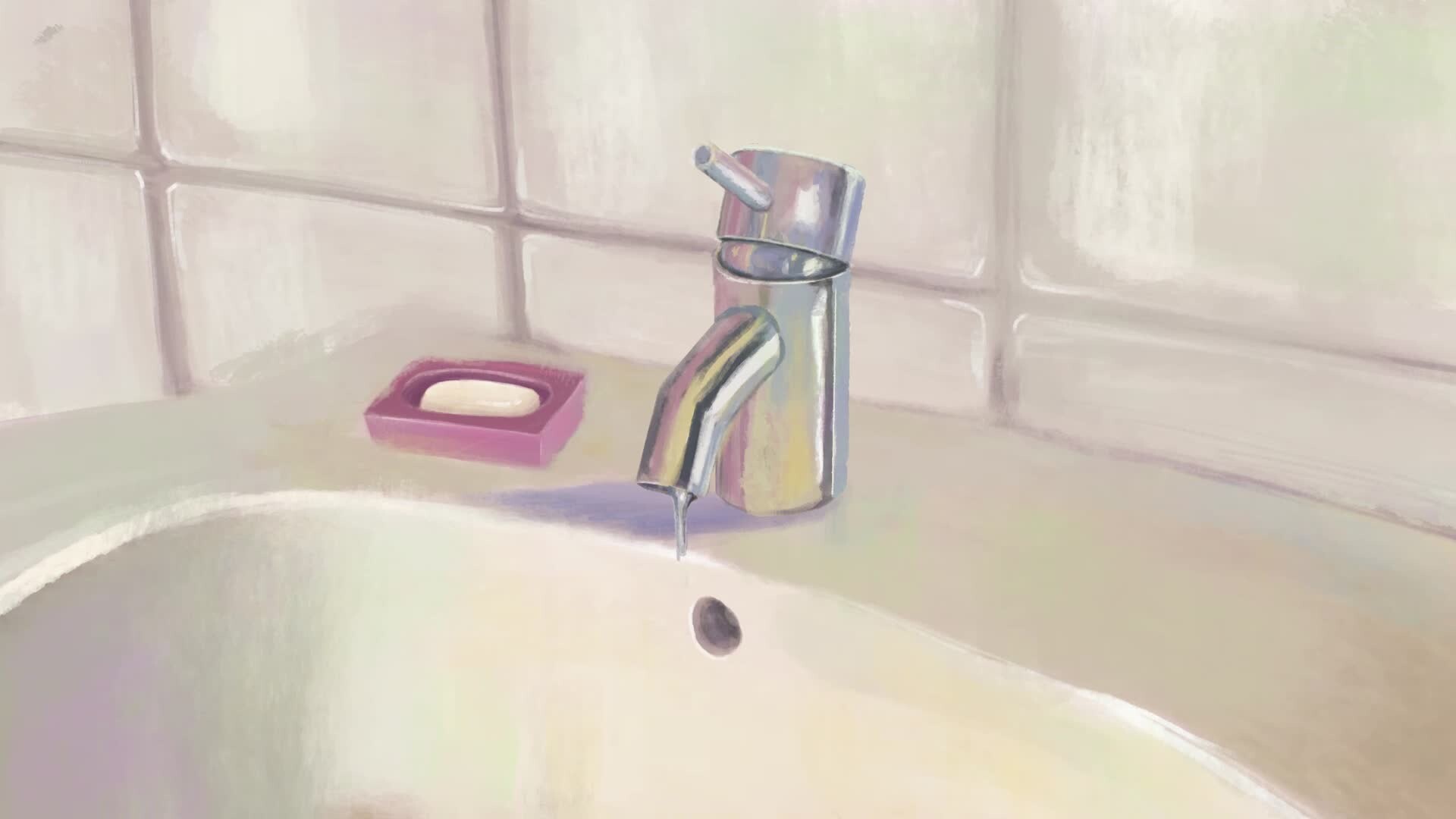 ArtStation Running water