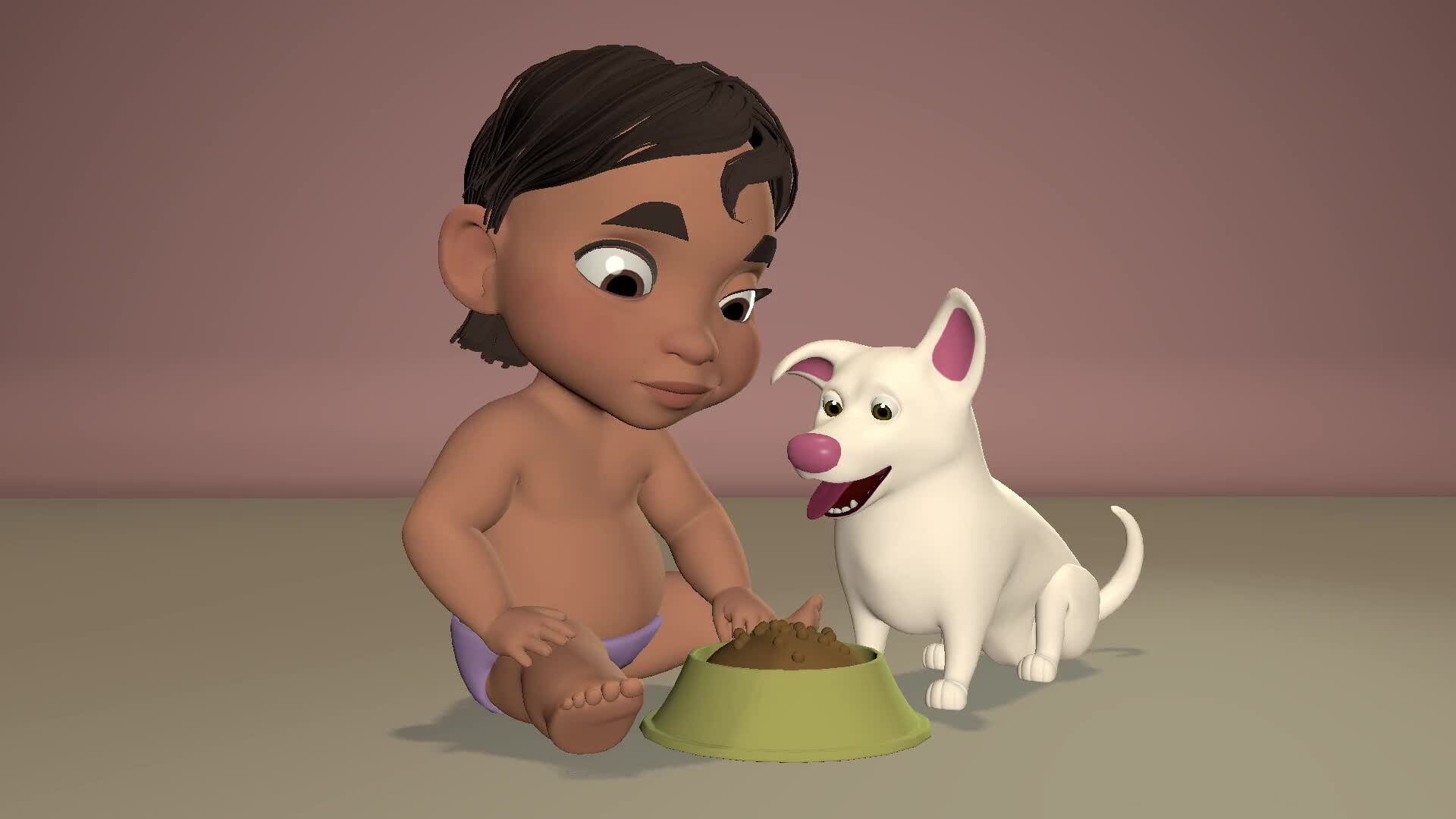 ArtStation - Dog food animation