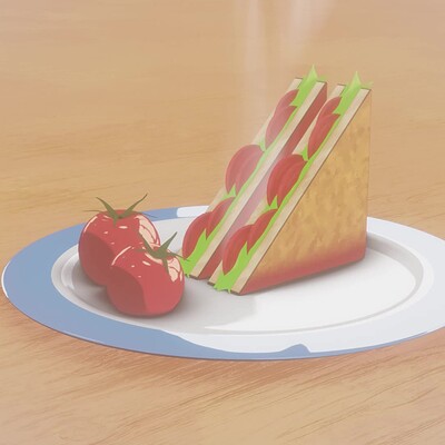Food, strawberry, cookie, girl, sandwich, pink, anime, cupcake, manga HD  wallpaper | Pxfuel