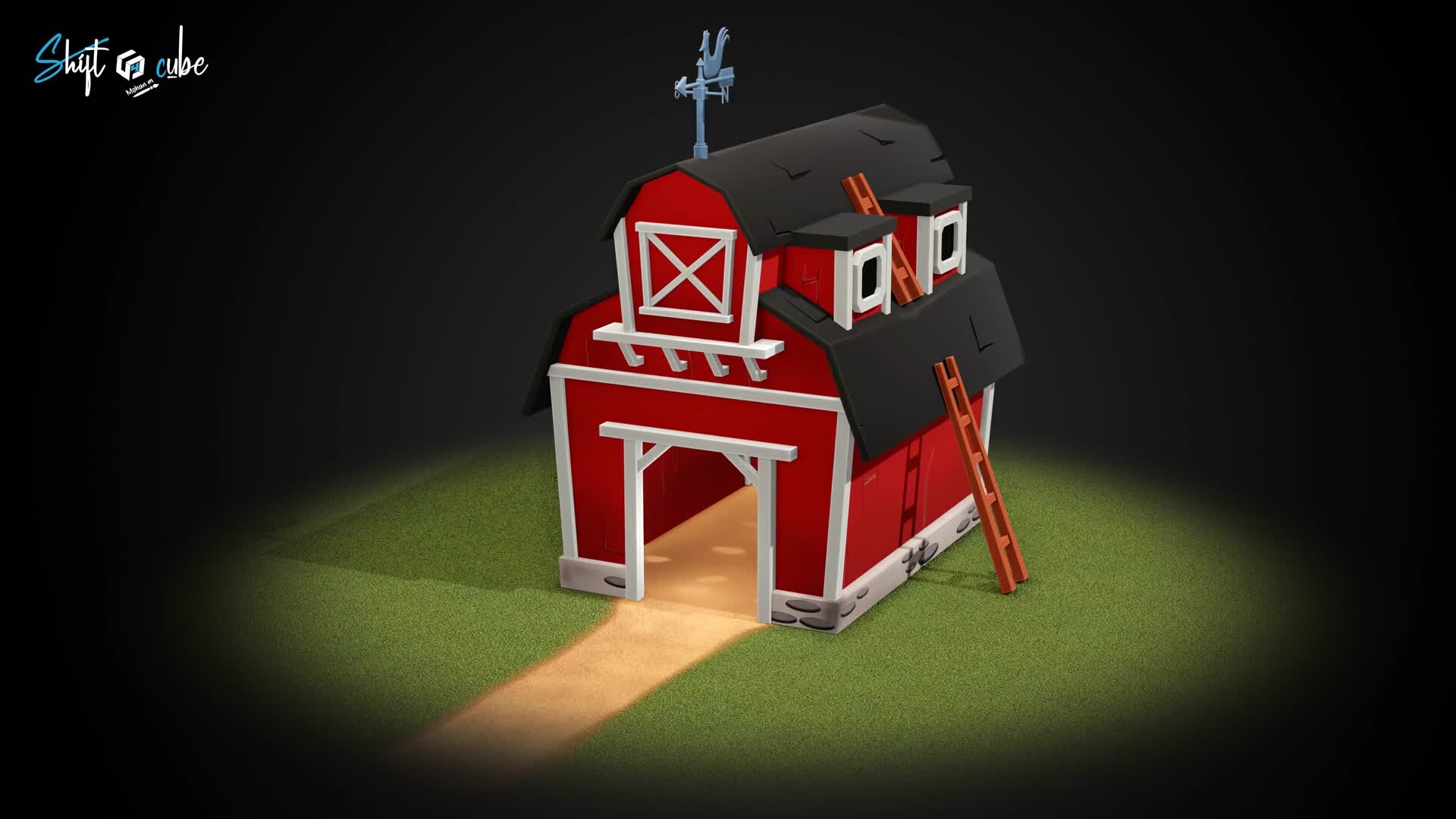 ArtStation - Stylized Hay Day Barn