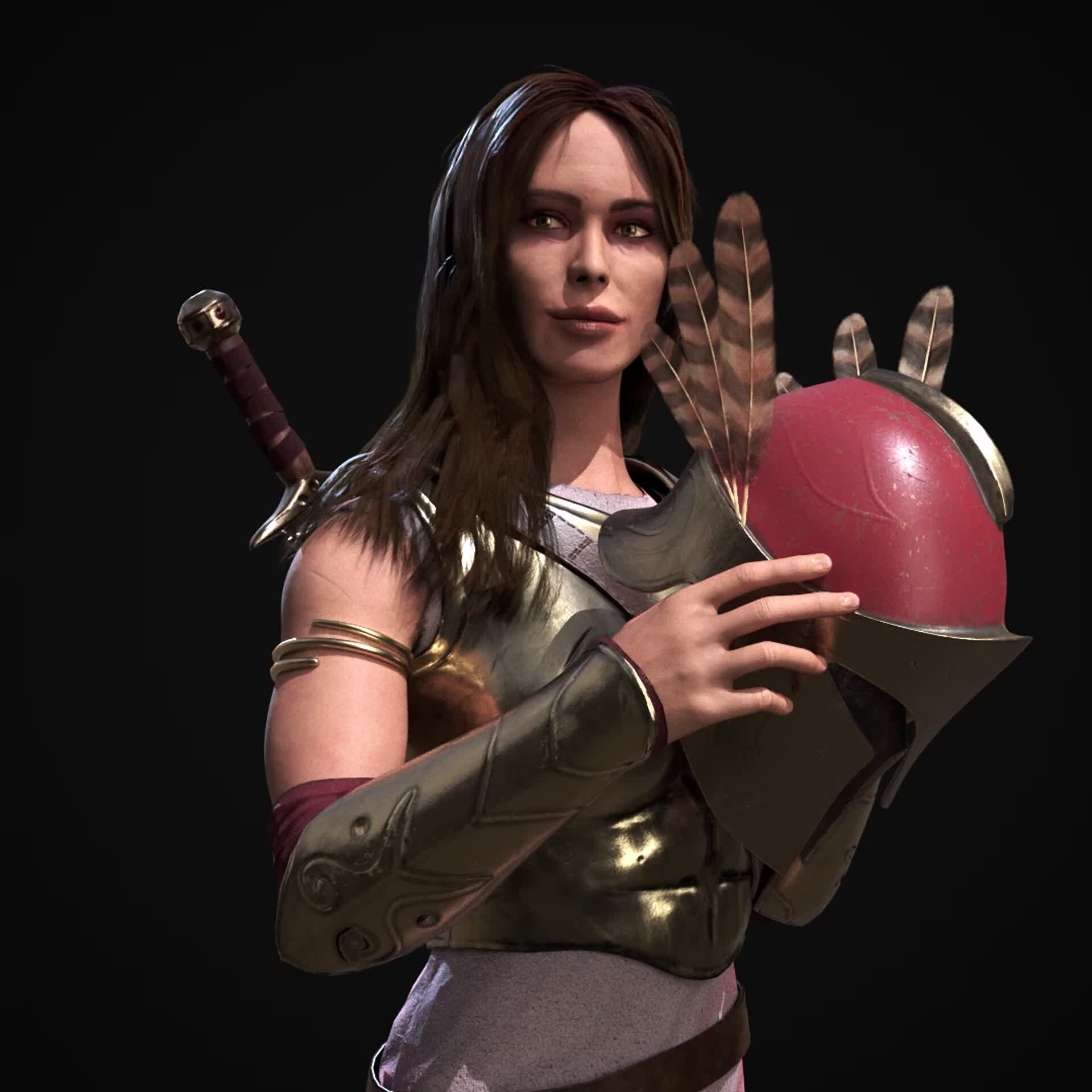 ArtStation Hippolyta Amazon Queen