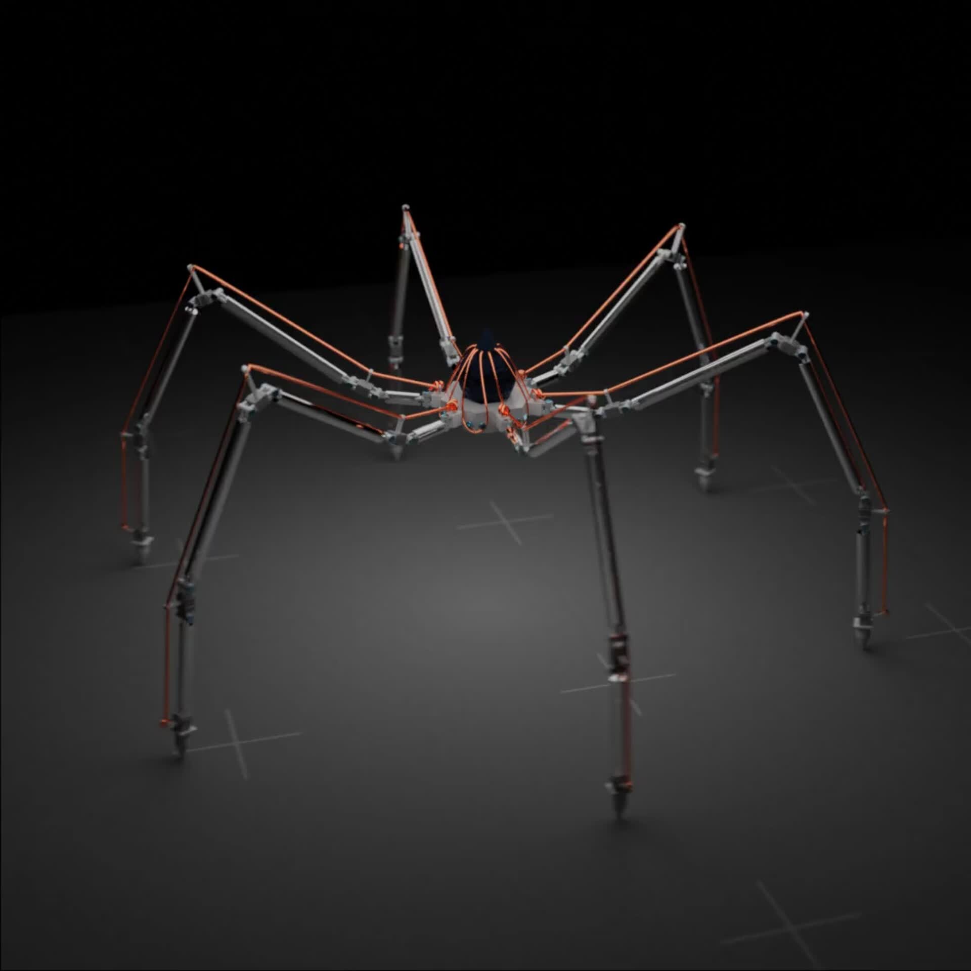 ArtStation Mechanical creature in blender