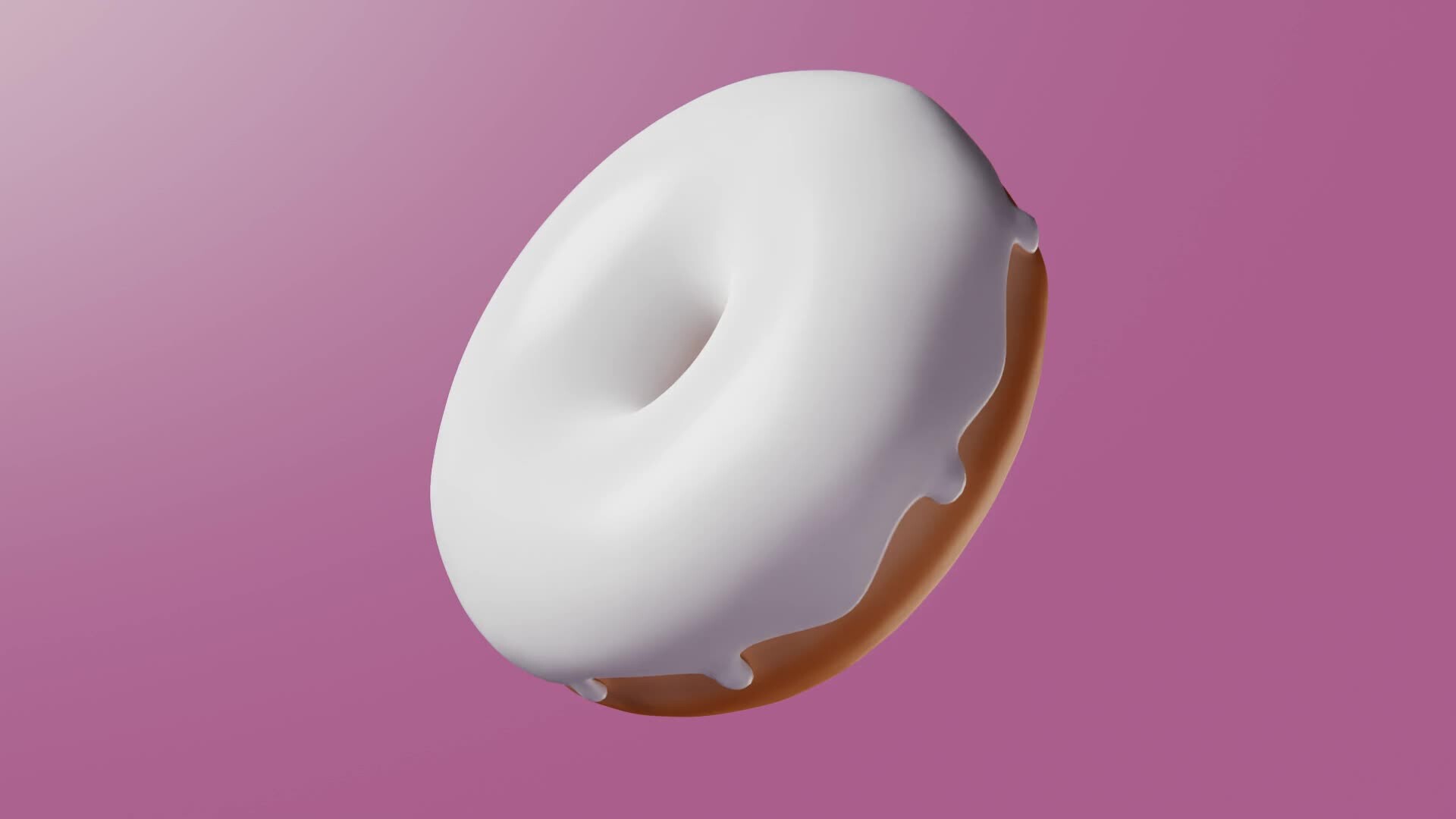 donut blender 3d