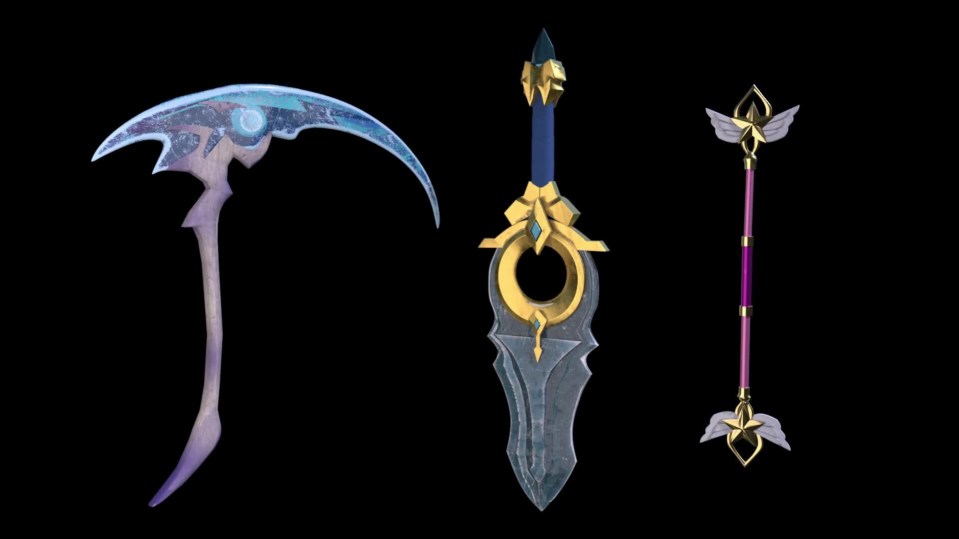 ArtStation - LoL Weapons