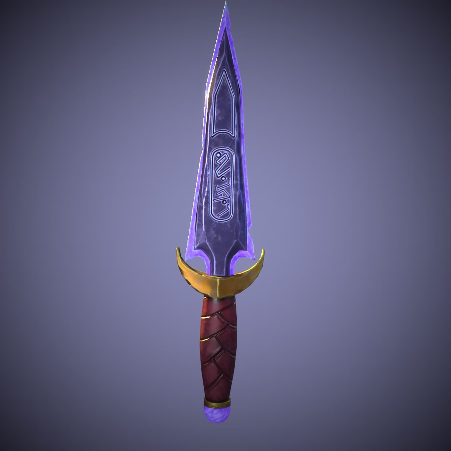ArtStation Khengar Stylized Dagger