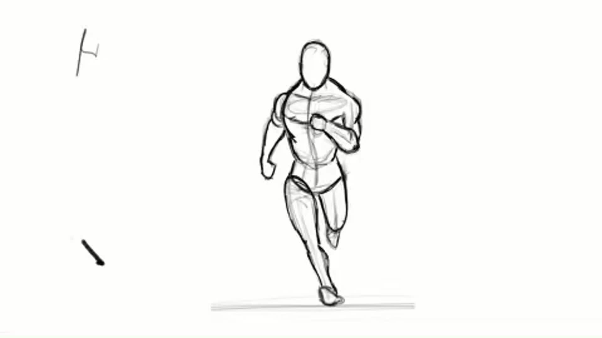 Artstation running cycle