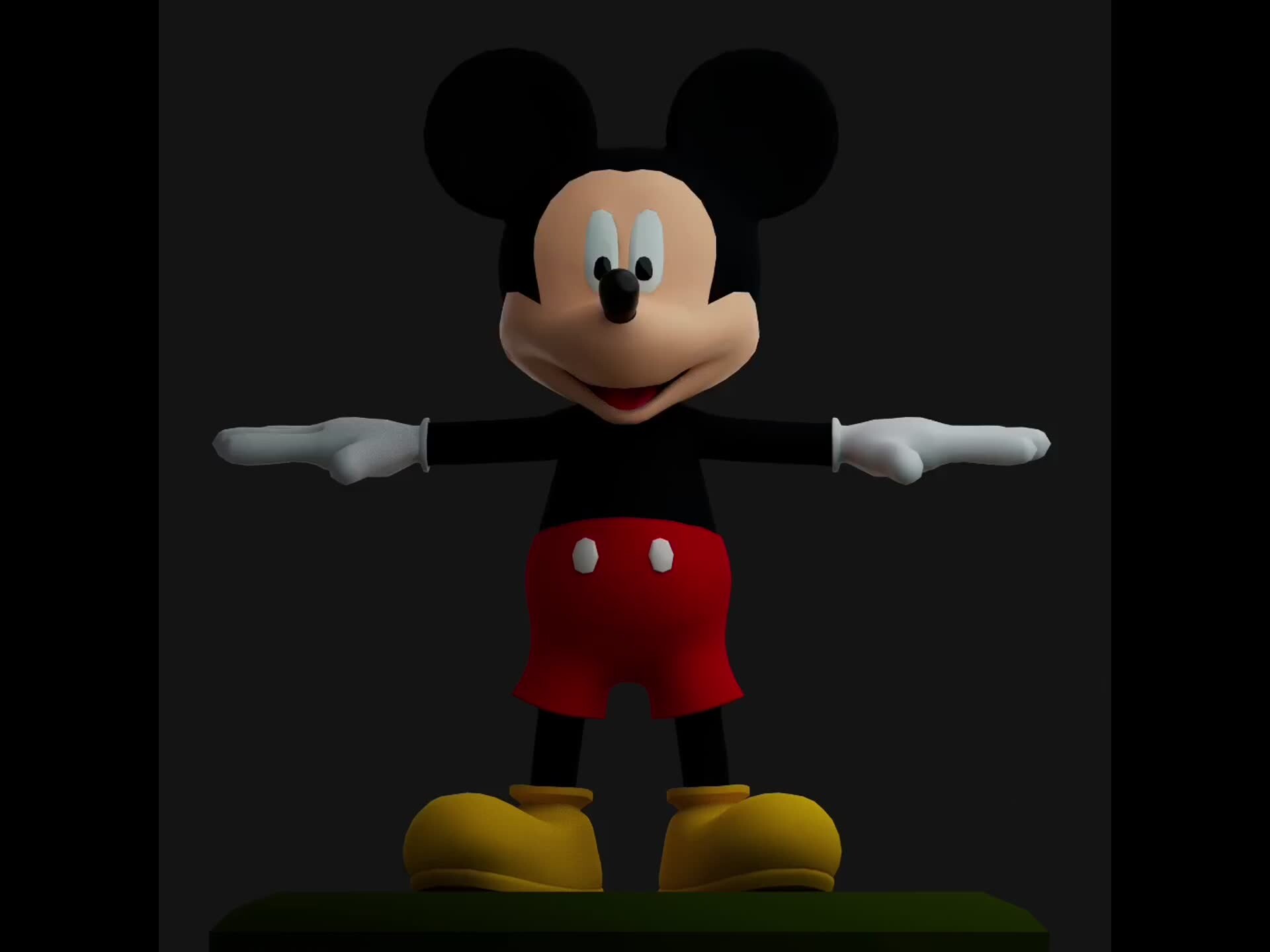 ArtStation Mickey mouse 3d