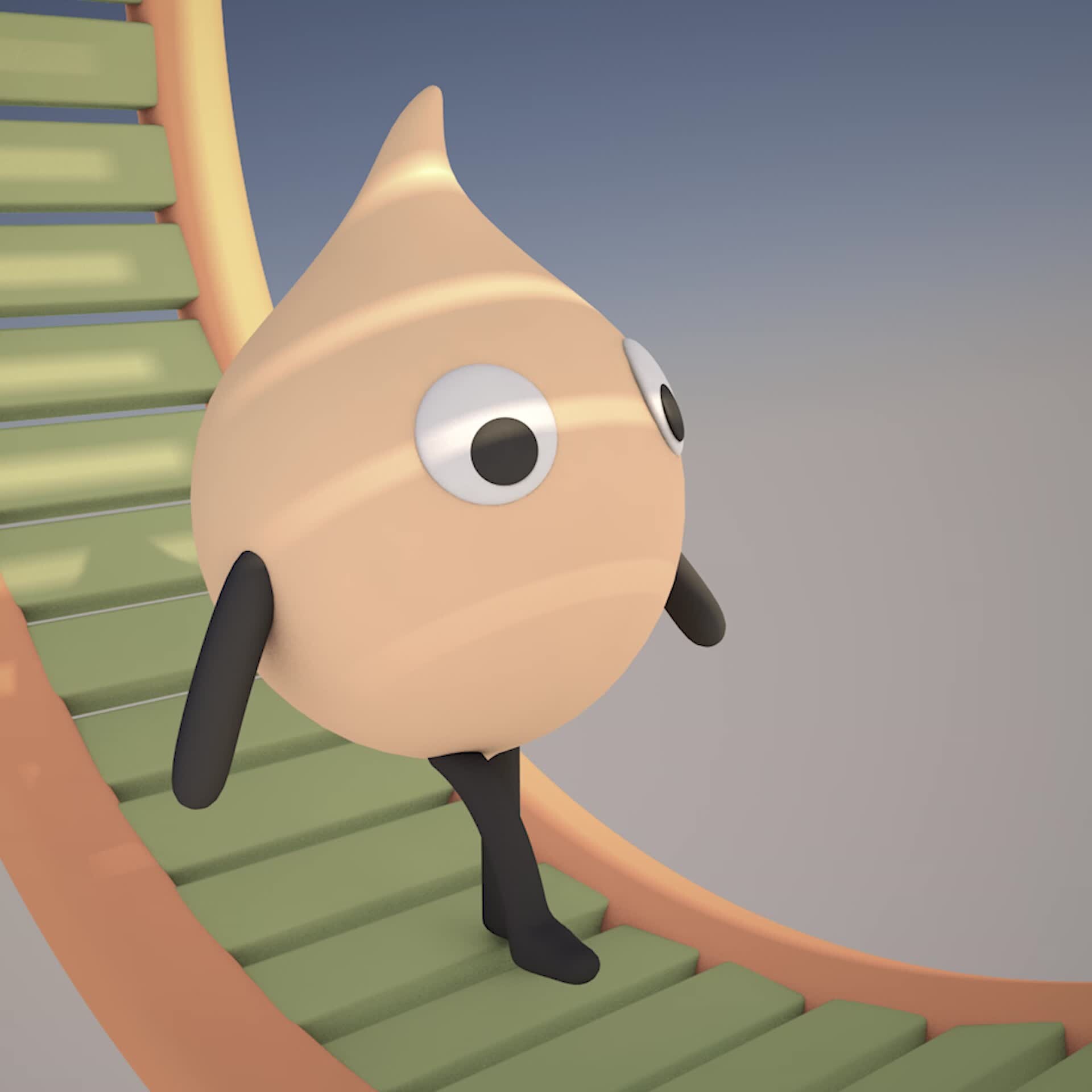 ArtStation Onion character walk cycle