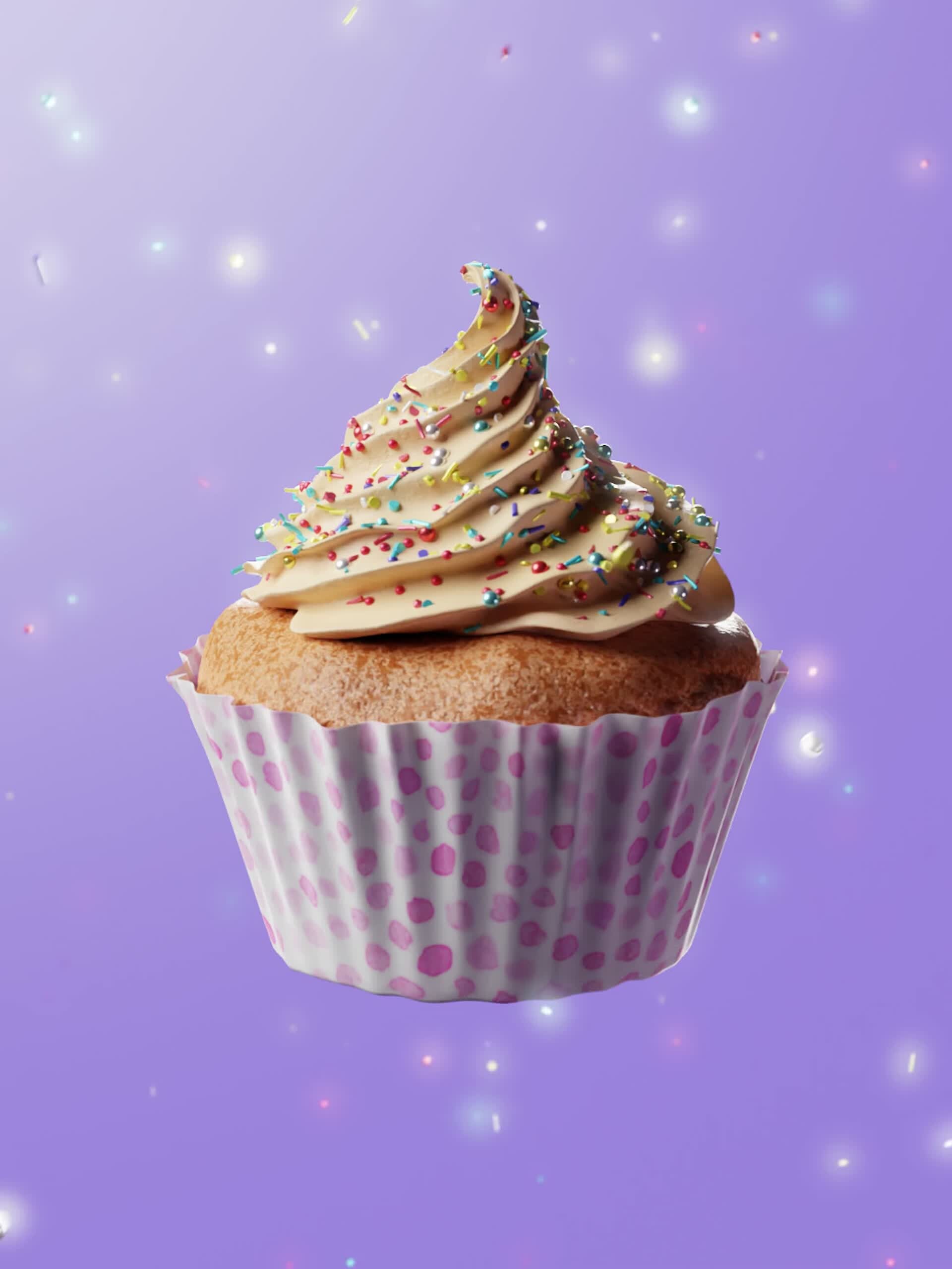 ArtStation - sparkly cupcake