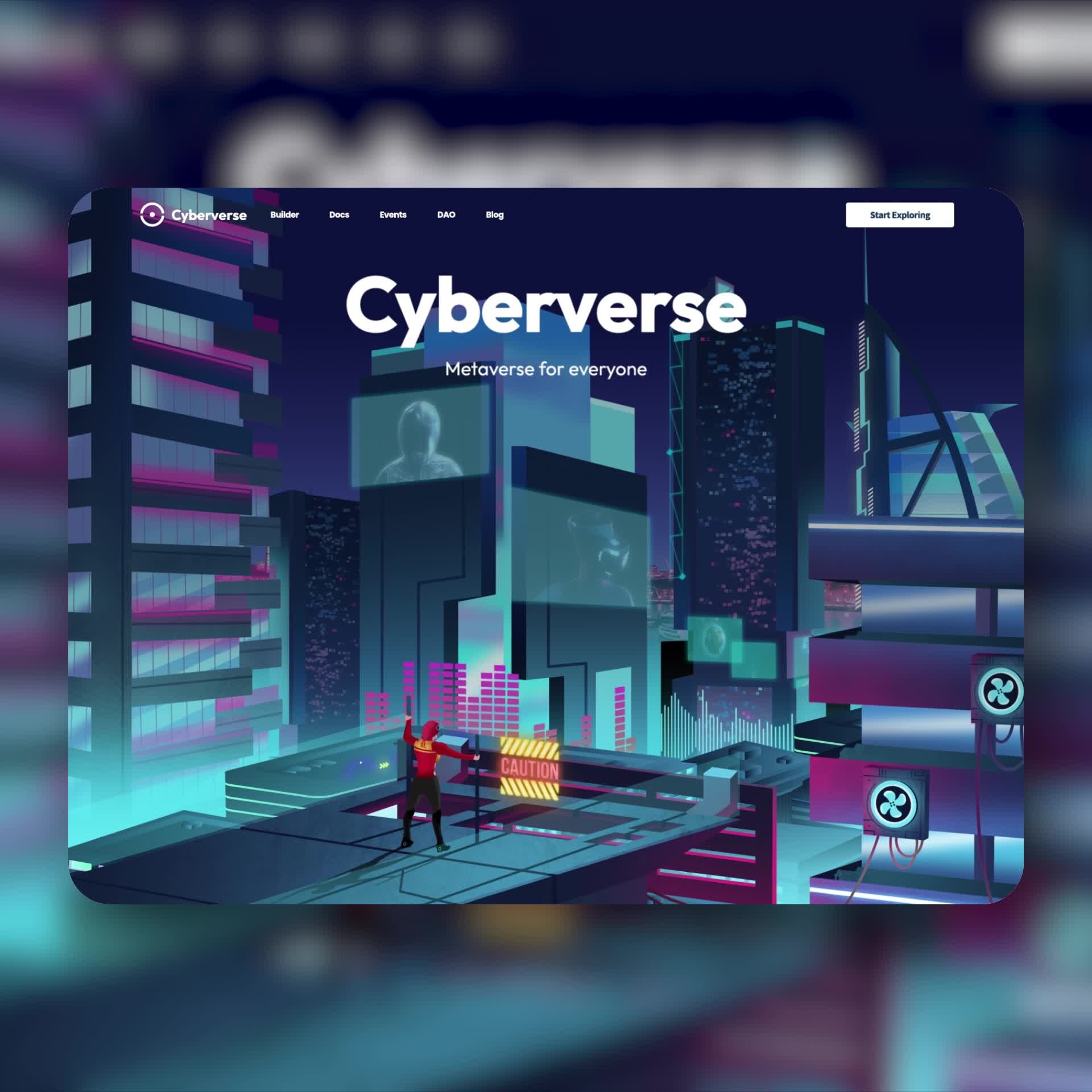 ArtStation - Cyberpunk Themed Website Landing Page Concept Drawing