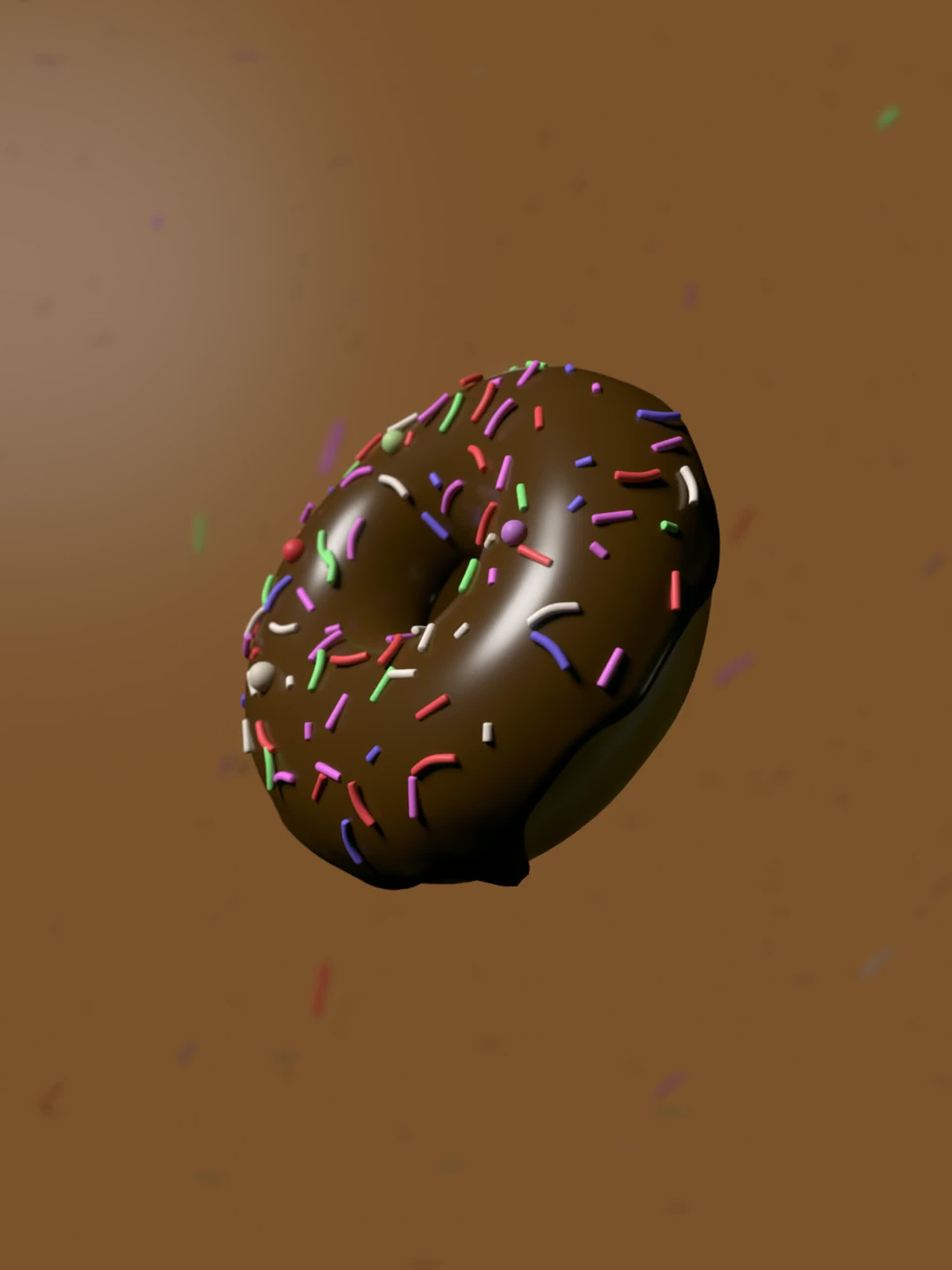ArtStation Blender Guru Donut made by myself