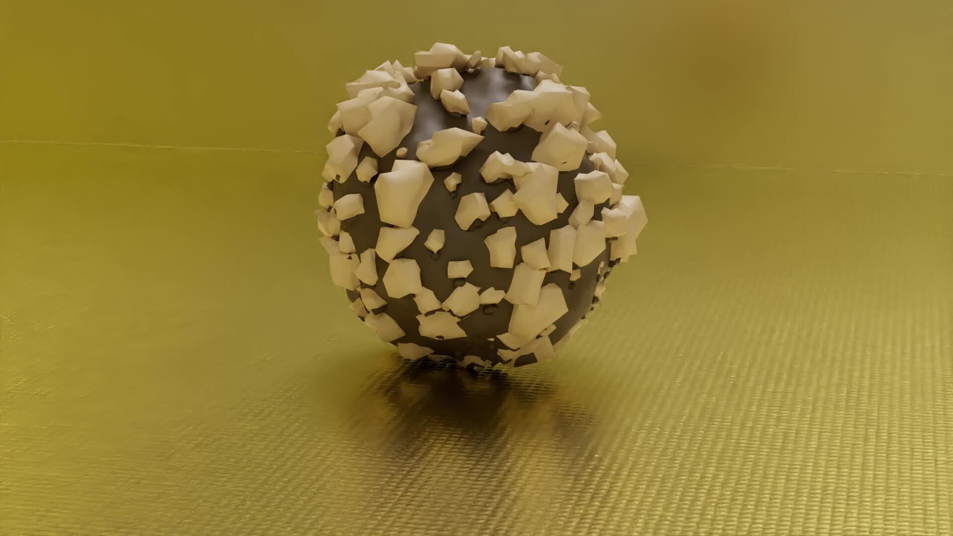 ArtStation - Houdini Redshift Flowing Chocolate Ball