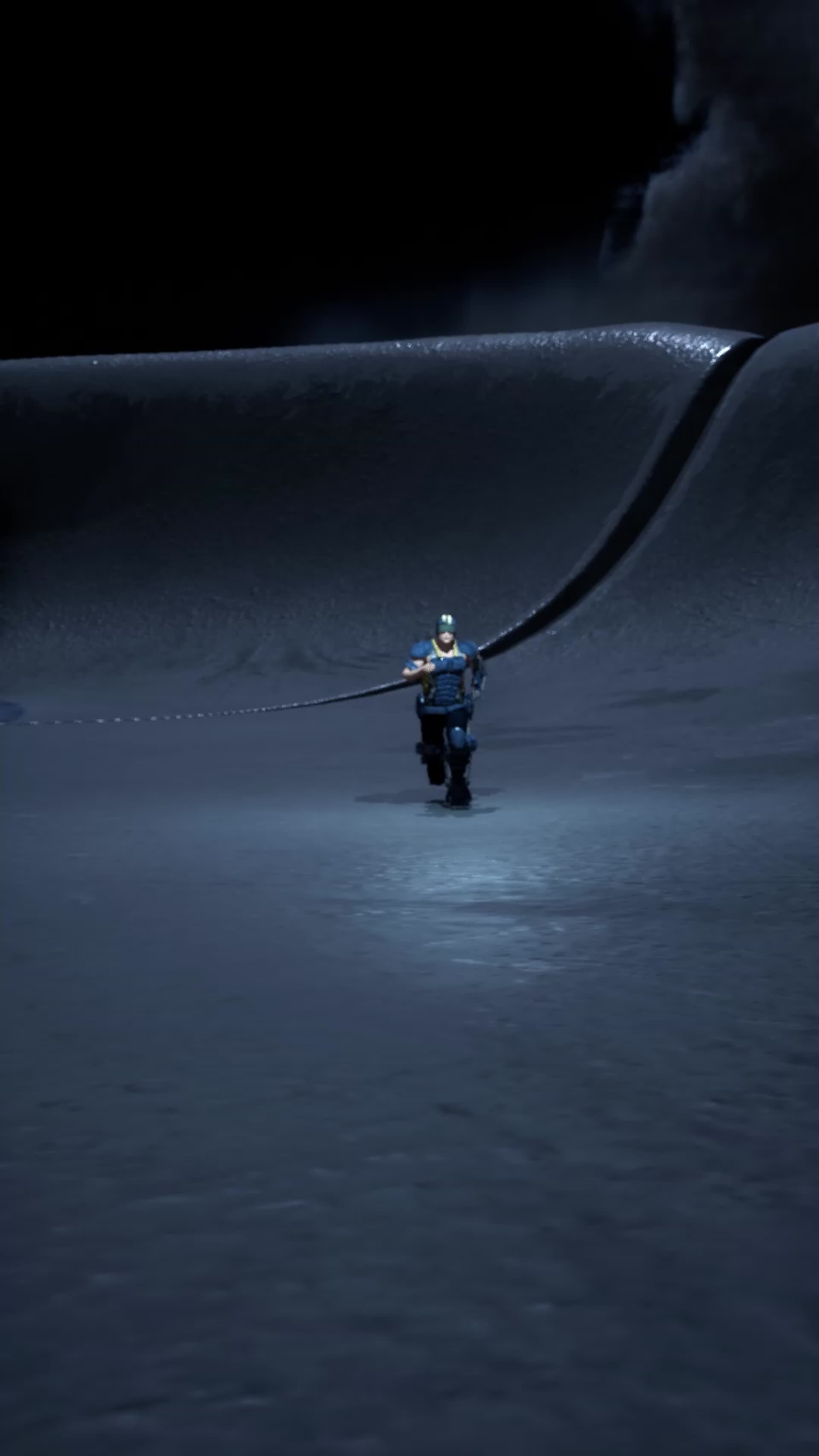 ArtStation Speedball 2 inspiration. Animation test, slide move.