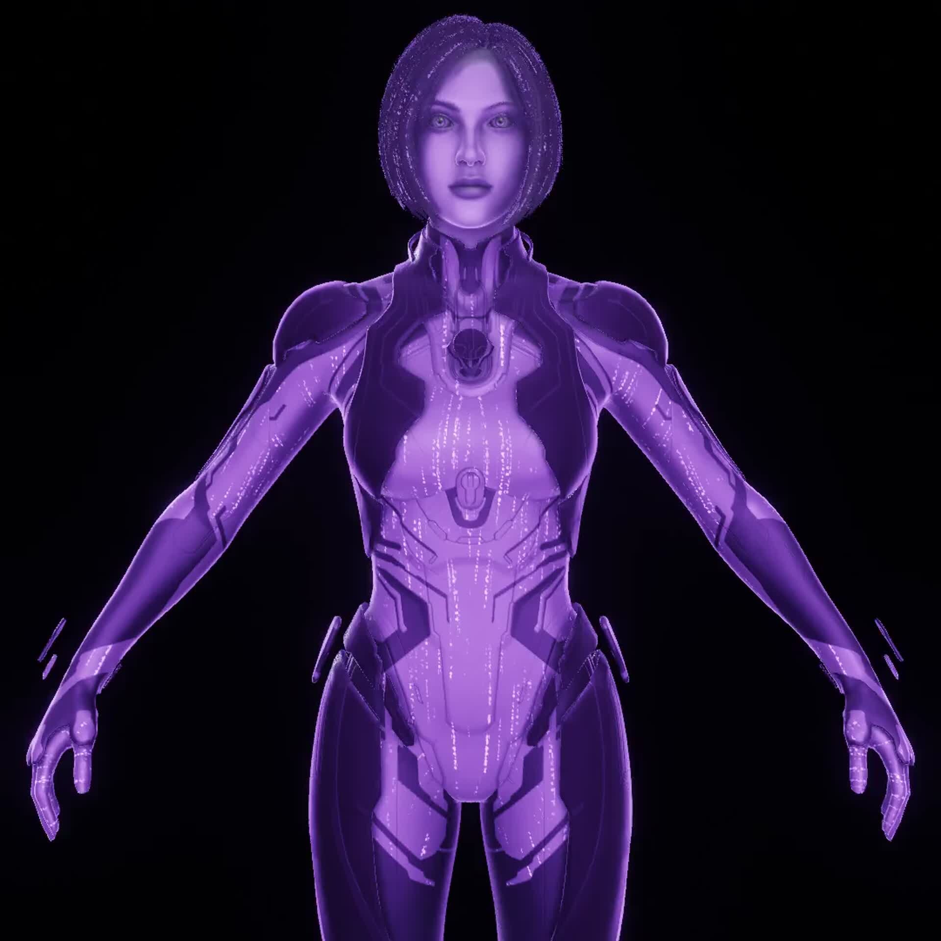 ArtStation - Halo Infinite Cortana V4