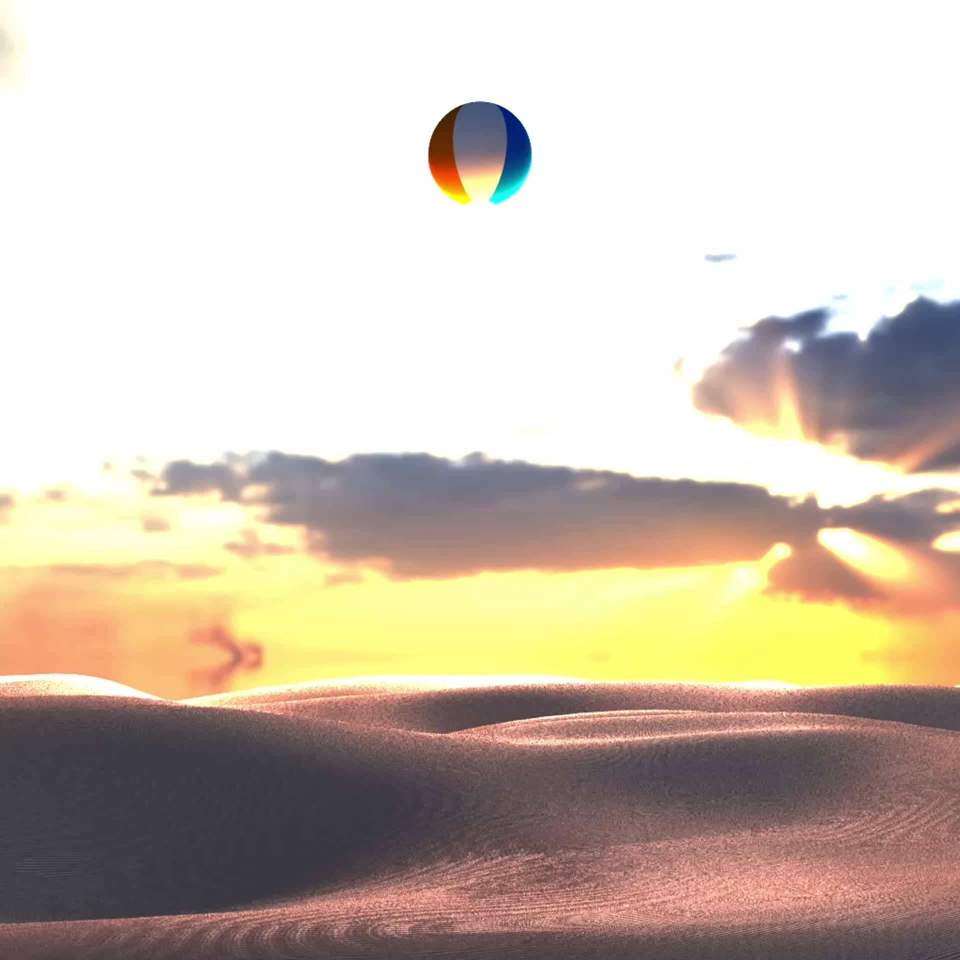 ArtStation - Beach Ball Bounce 3D Animation with sound