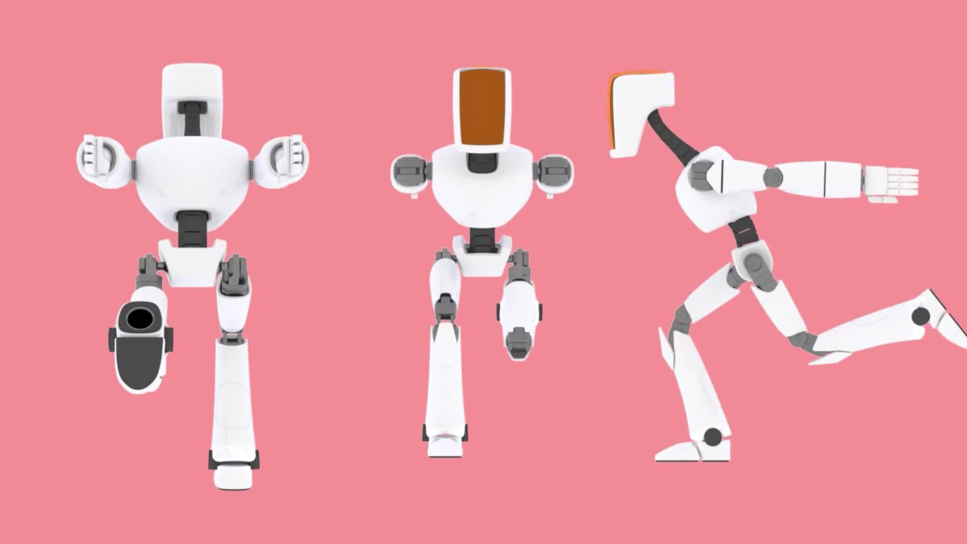 ArtStation Palbot Running Animation