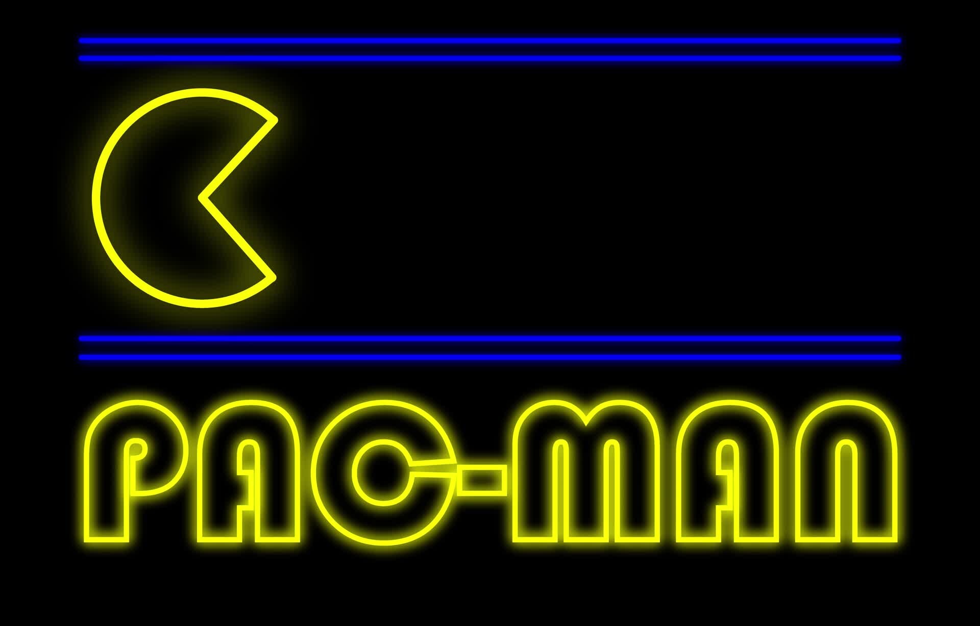 ArtStation - Neon Pac-Man Animation