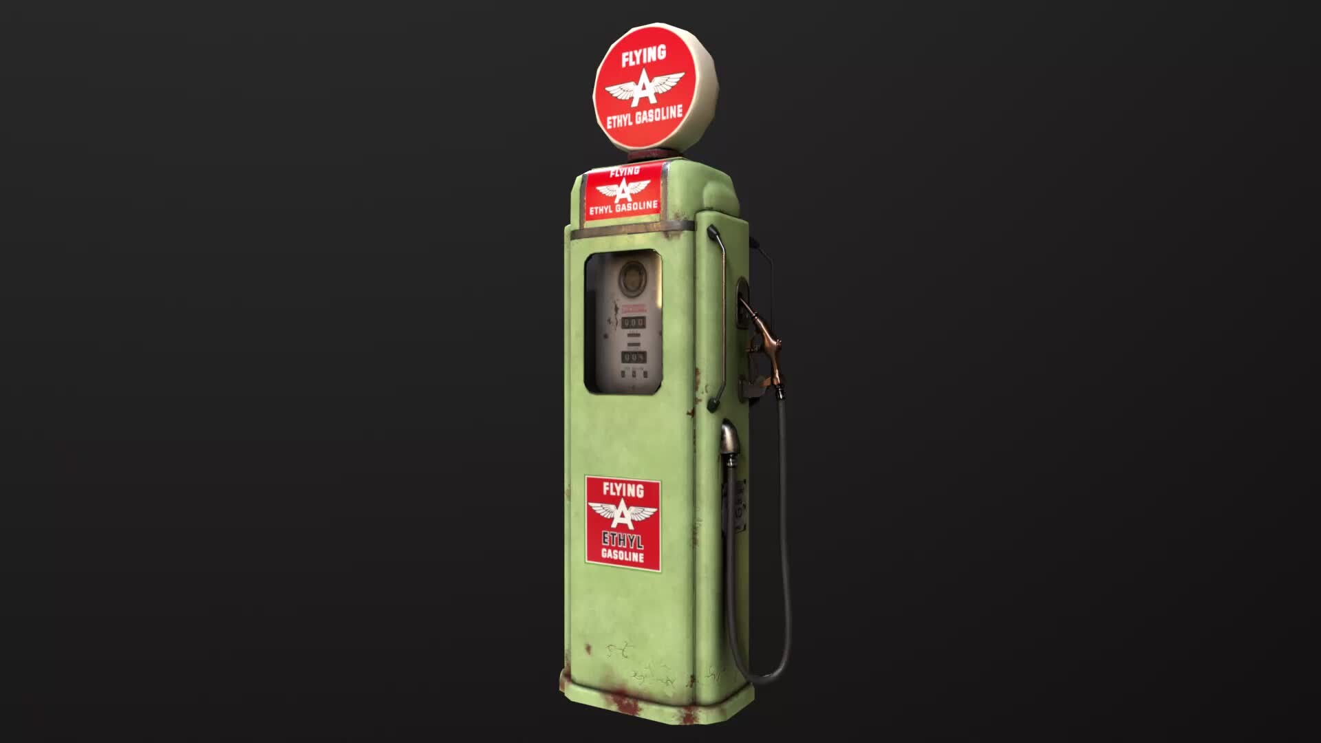 ArtStation - Abandoned Flying Gas Pump