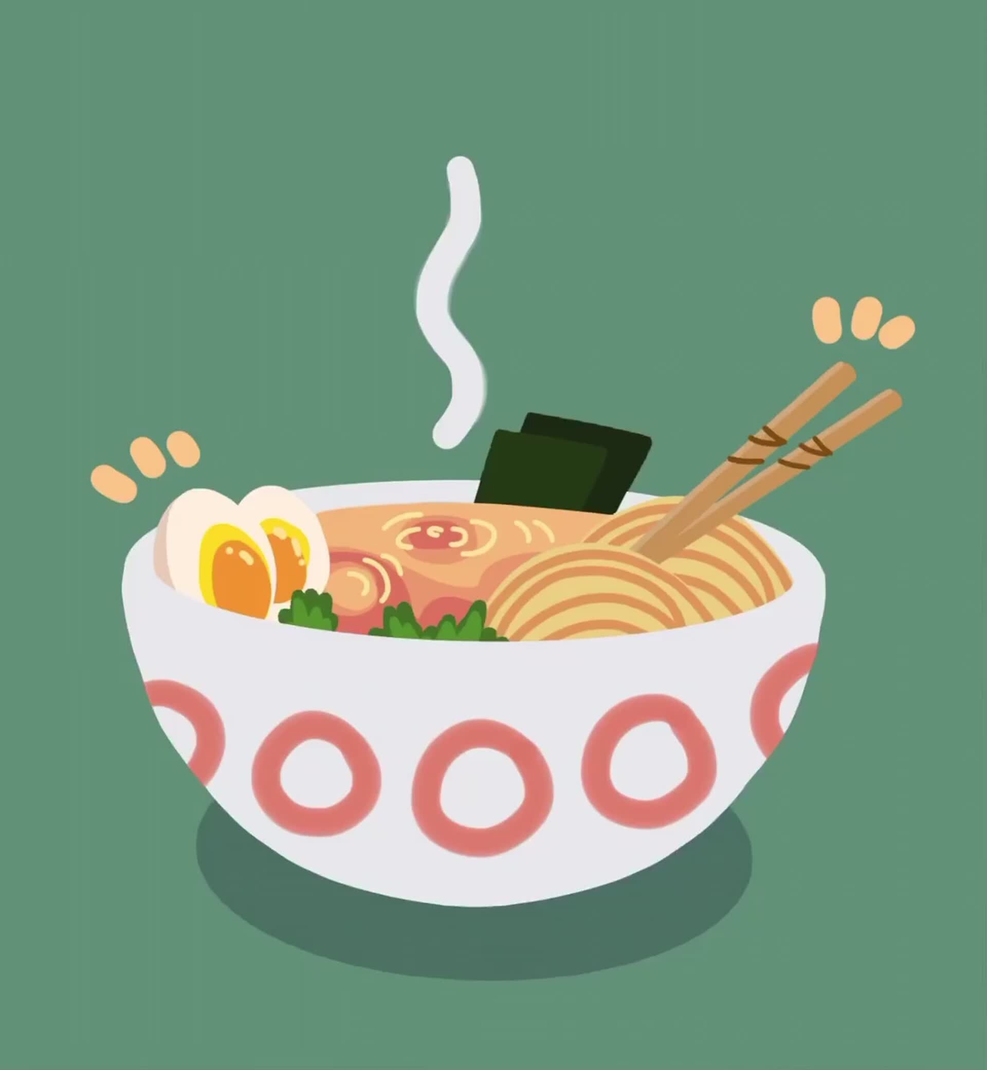 ArtStation - Ramen Bowl - Animated