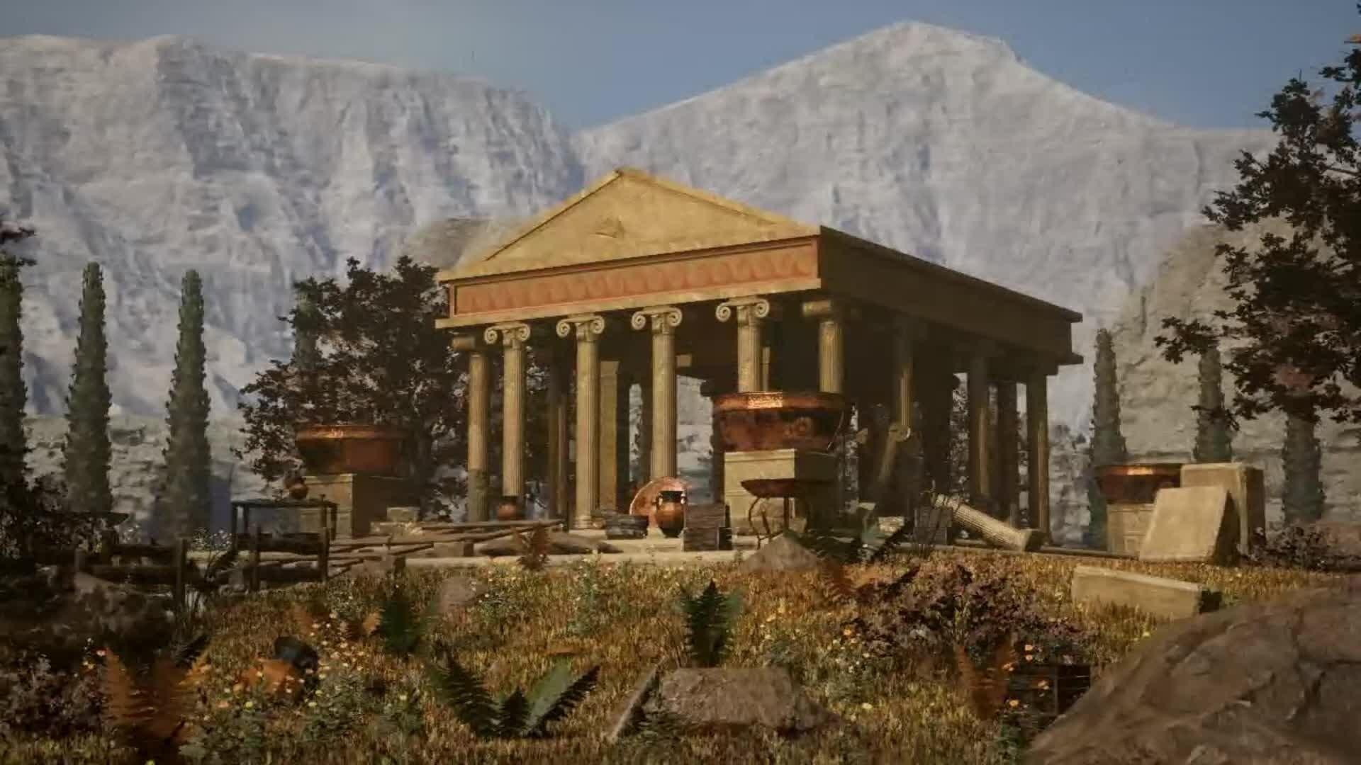 ArtStation - Greek Temple