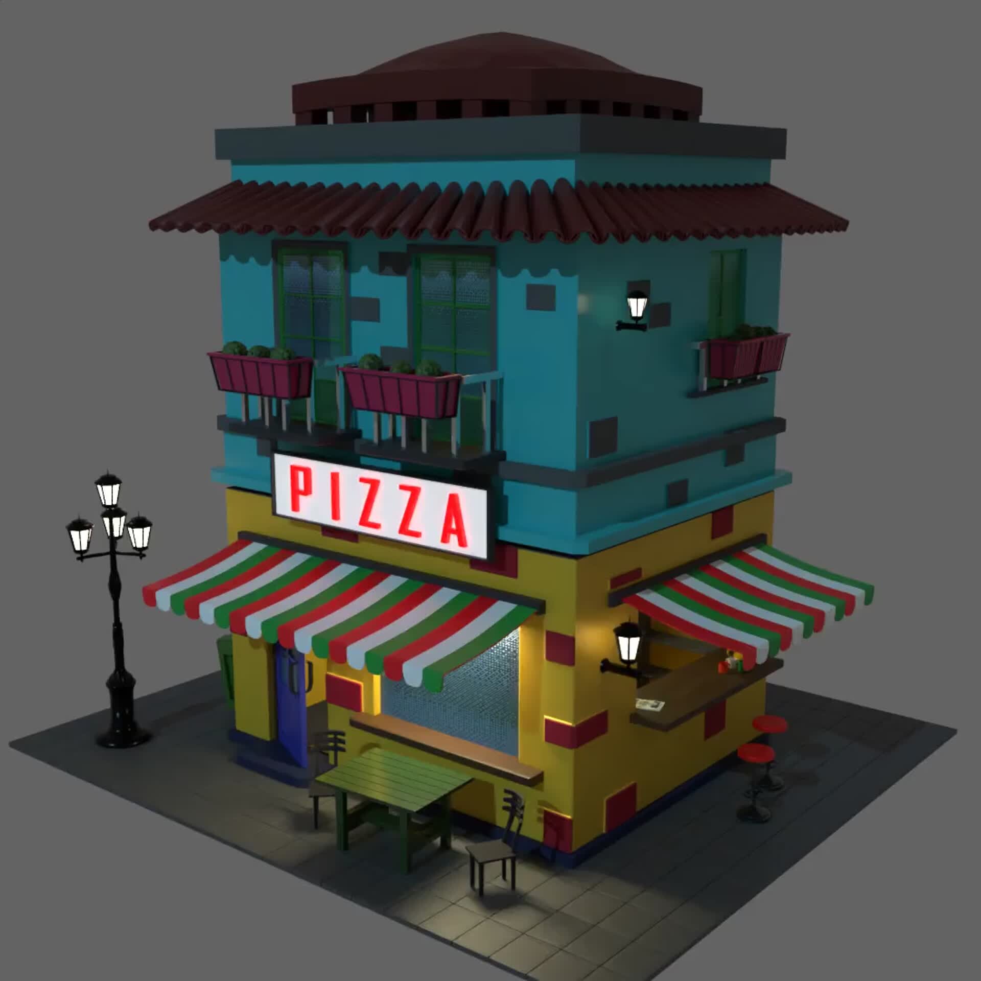 ArtStation - Italian pizzeria