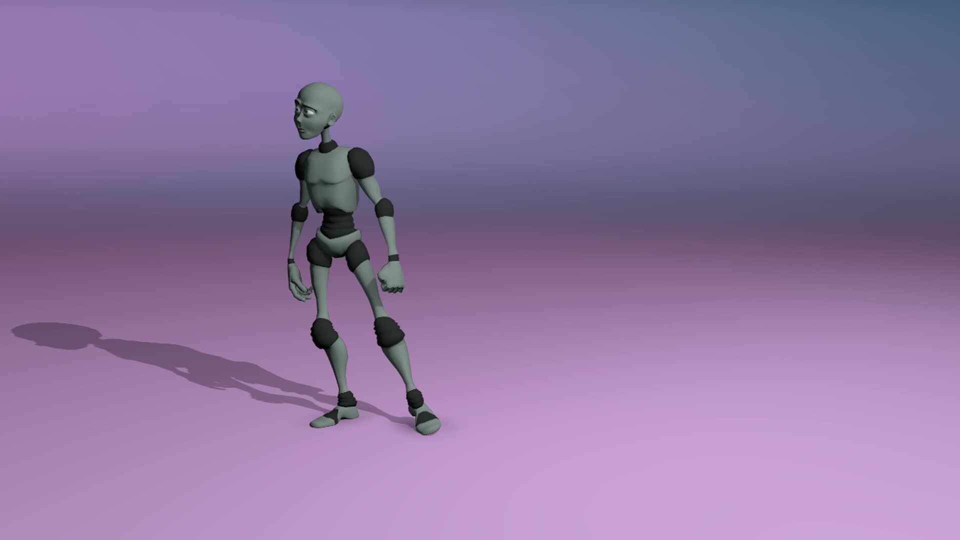 ArtStation - Jump & Walk Animation - Maya