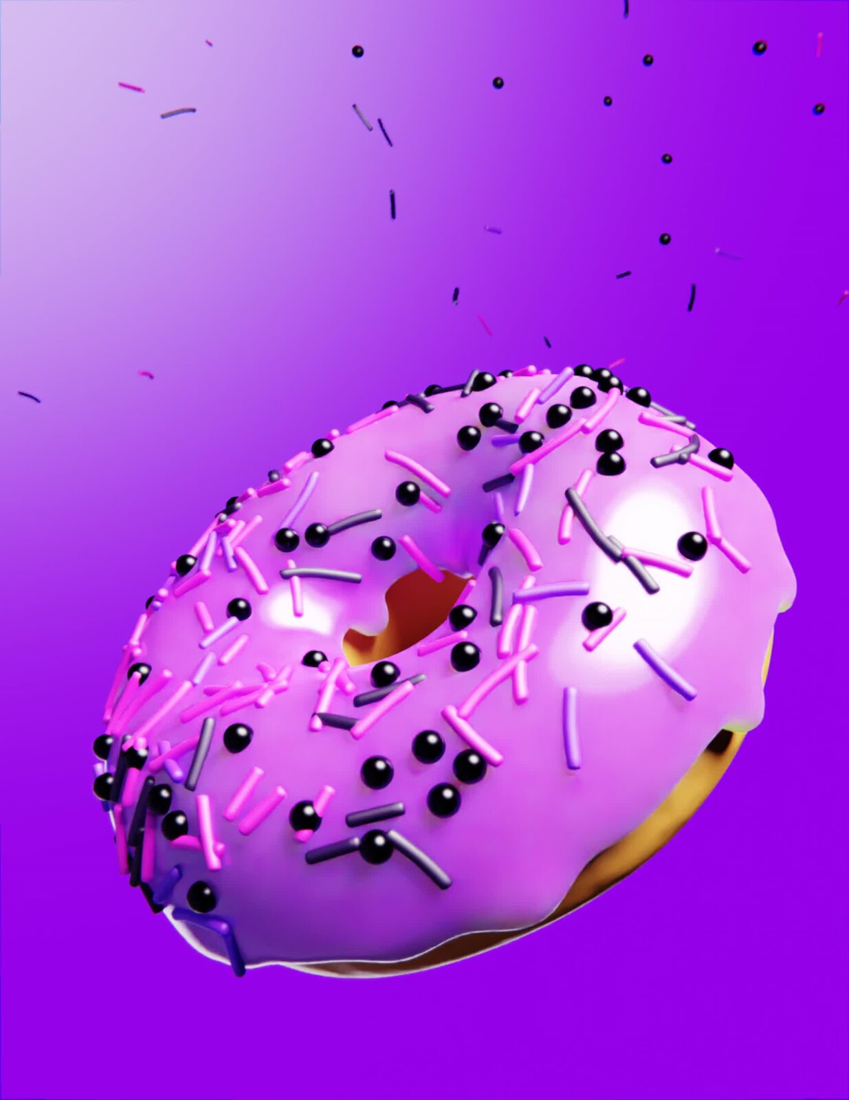 Goth Donut